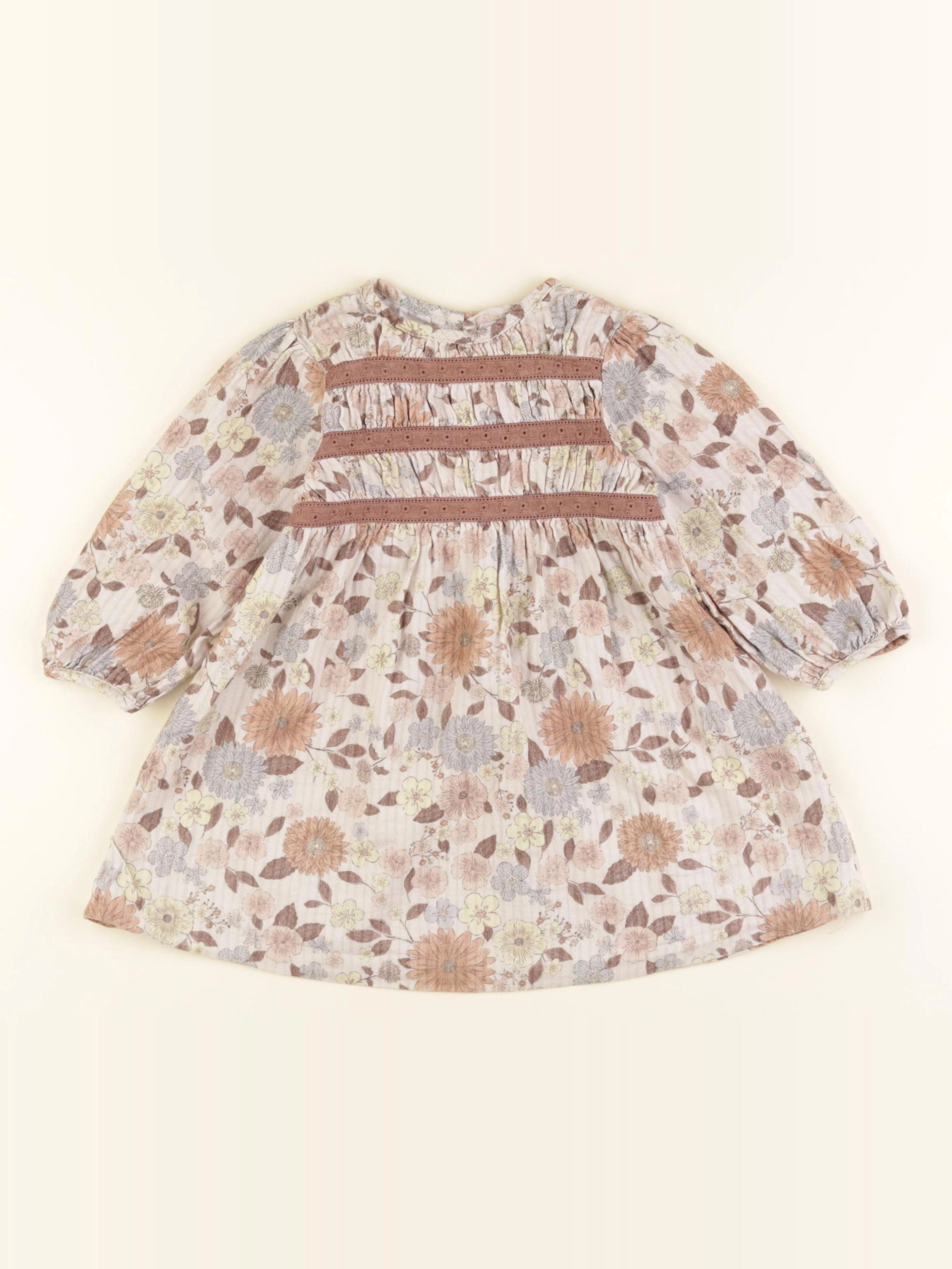 Zara - robe multicolore - 18 mois