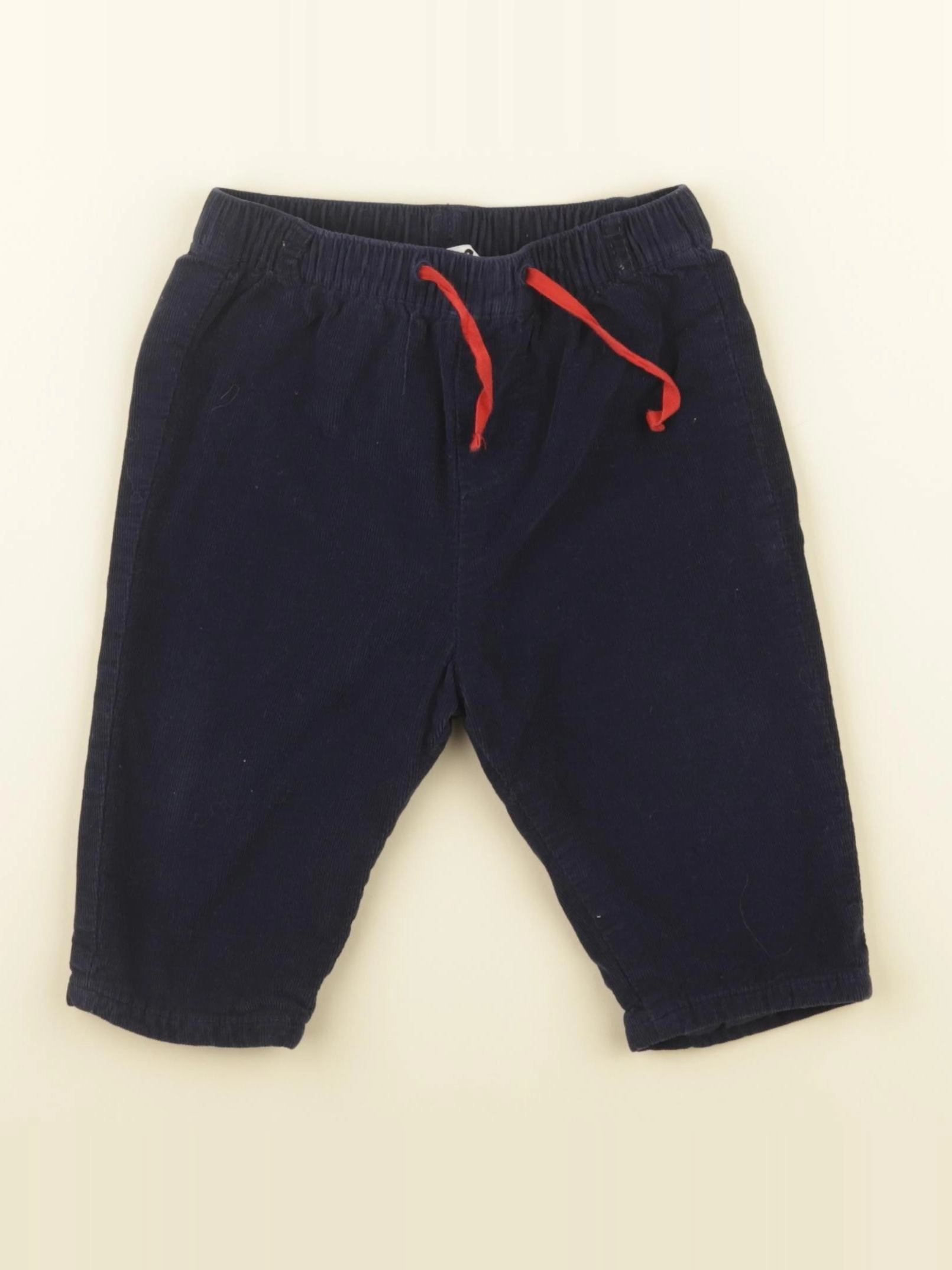 Cyrillus - pantalon doublé bleu - 12 mois