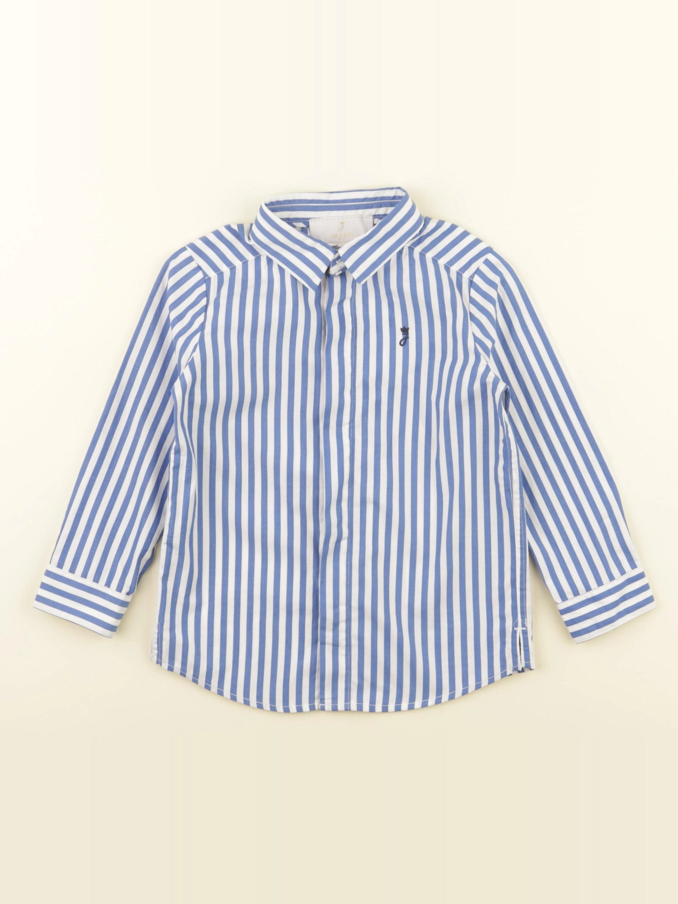 Jacadi - chemise blanc, bleu - 3 ans