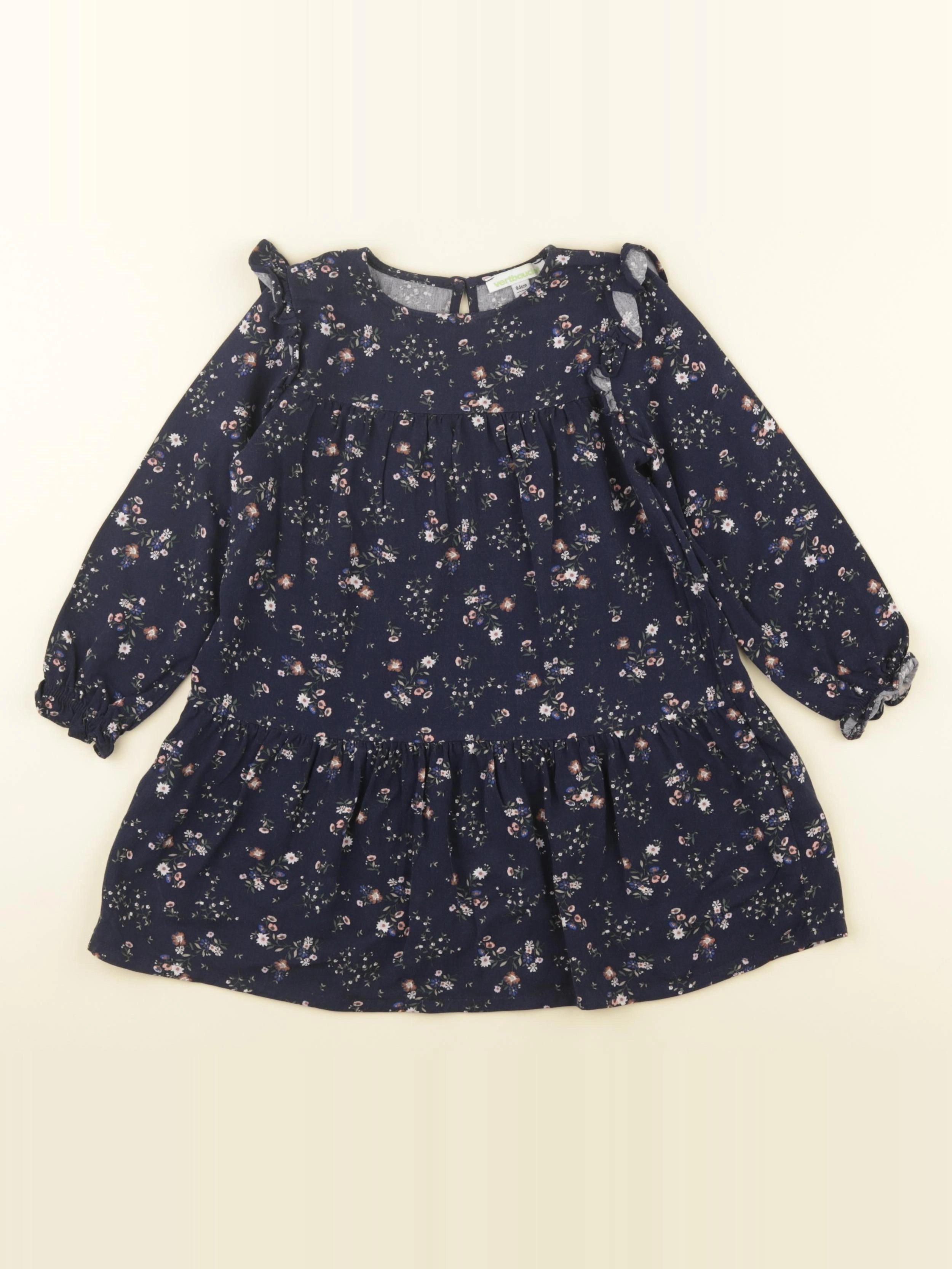 Vertbaudet - robe bleu - 36 mois