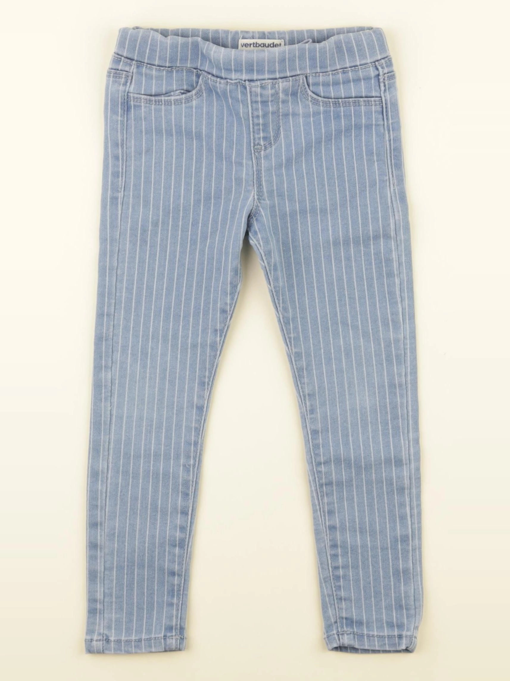 Vertbaudet - jegging bleu - 3 ans