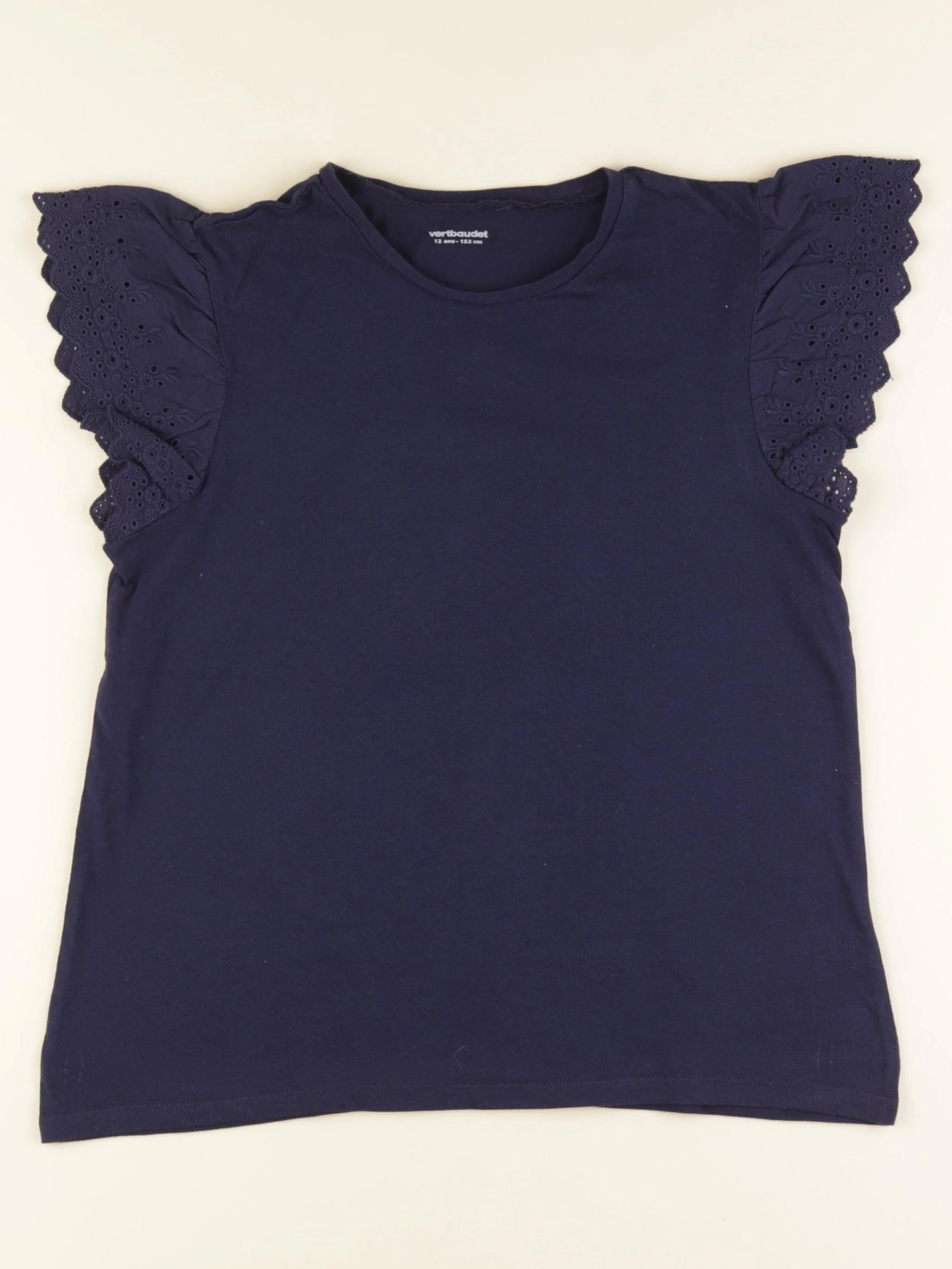 Vertbaudet - tee-shirt bleu - 10 ans