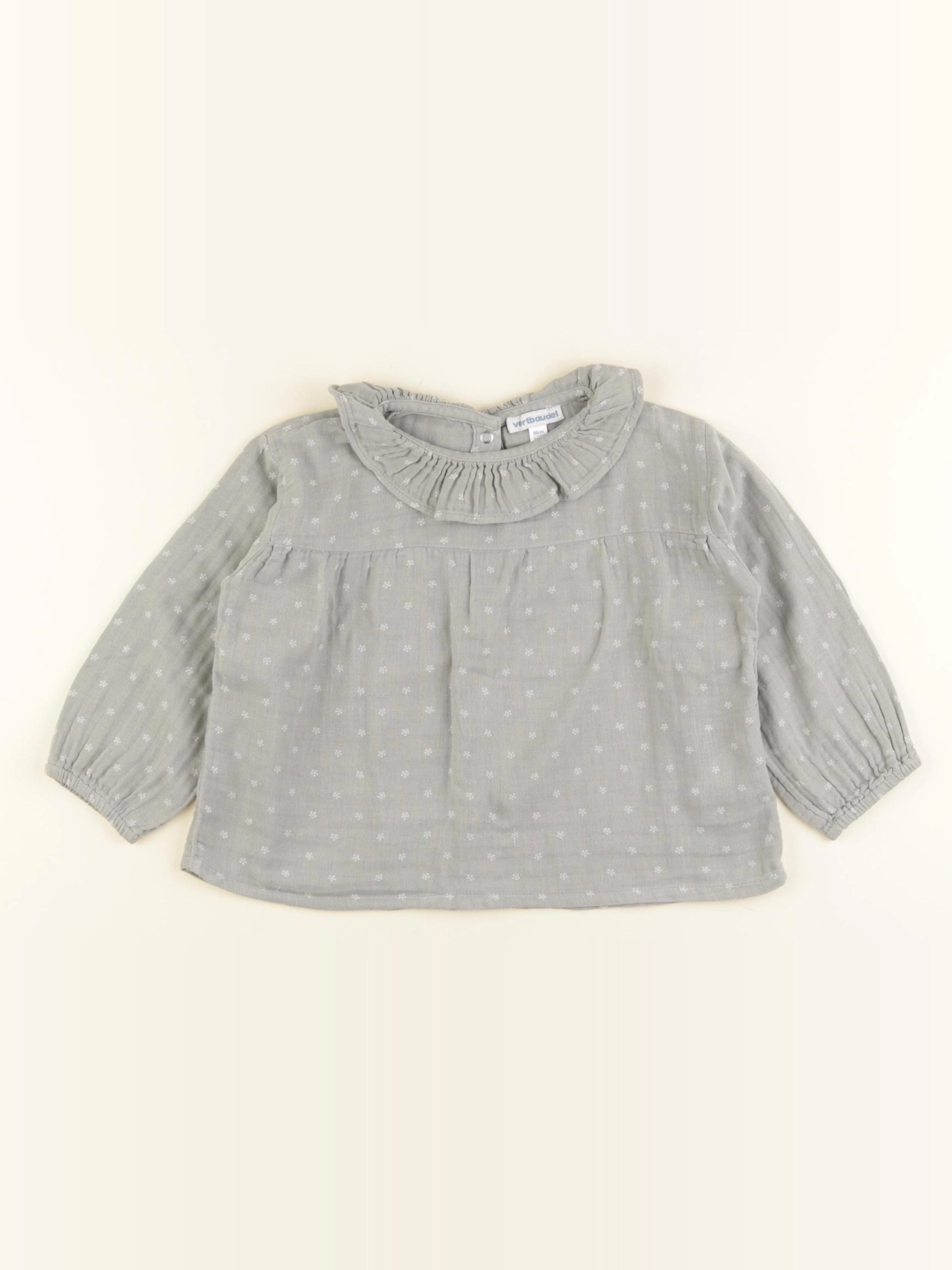 Vertbaudet - blouse vert - 2 ans