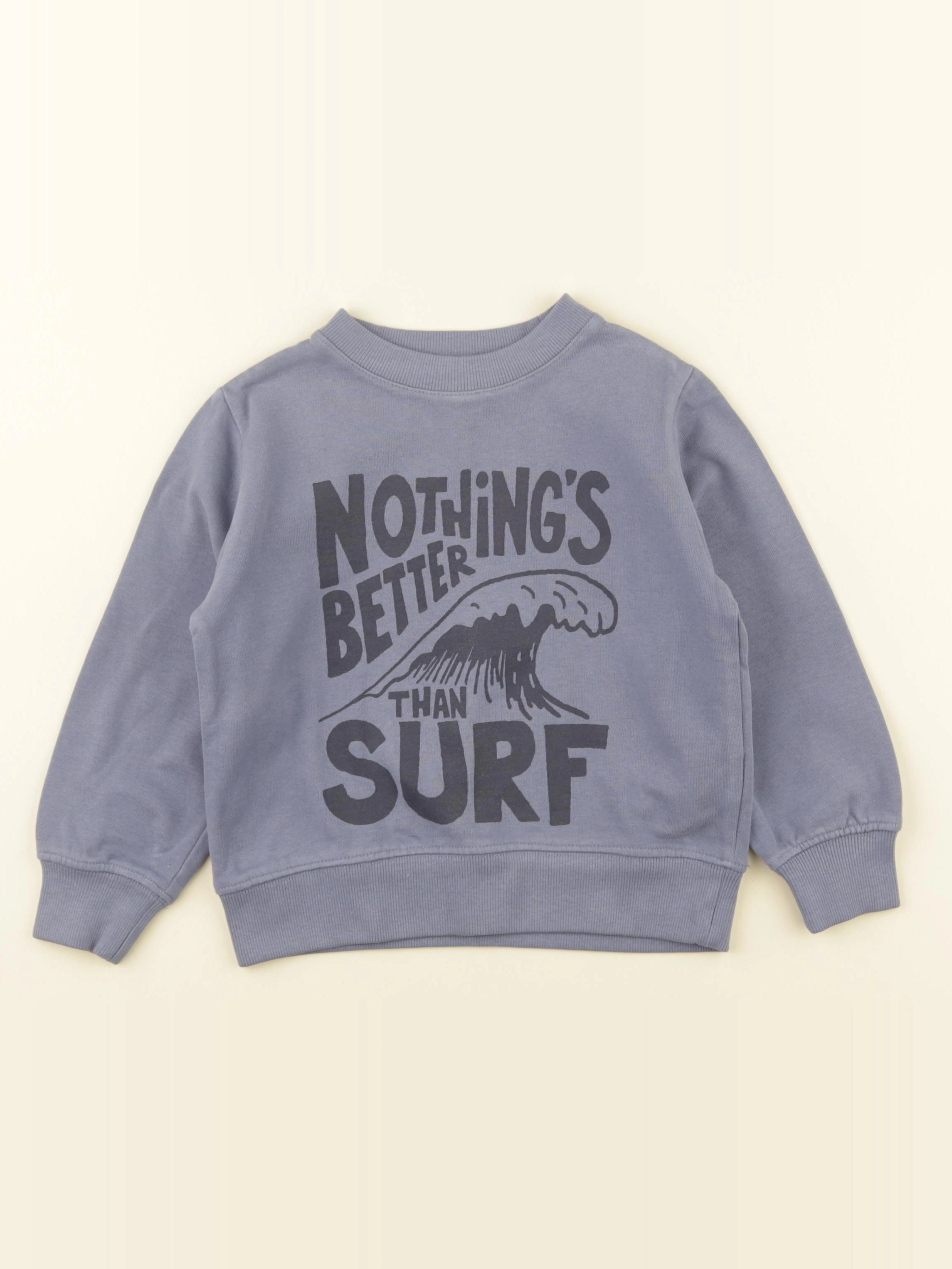 Vertbaudet - sweat bleu - 5 ans