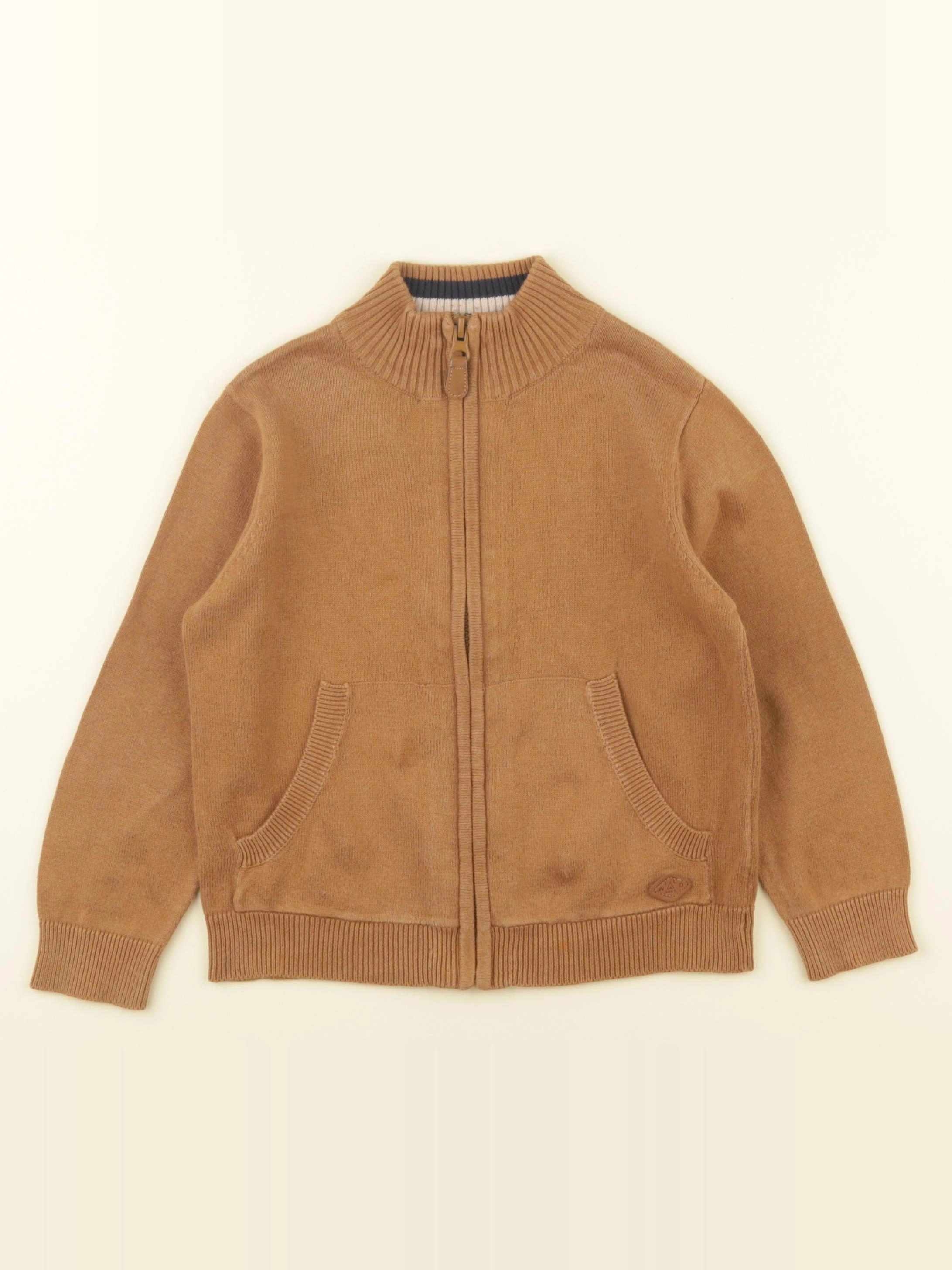 Vertbaudet - gilet marron - 5 ans