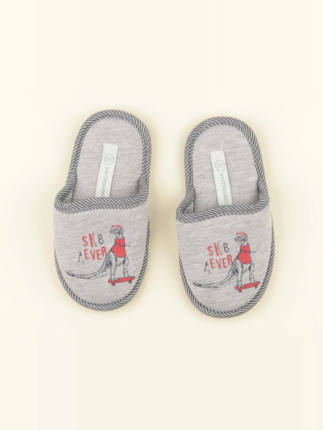 Vertbaudet - chaussons gris - pointure 26/27