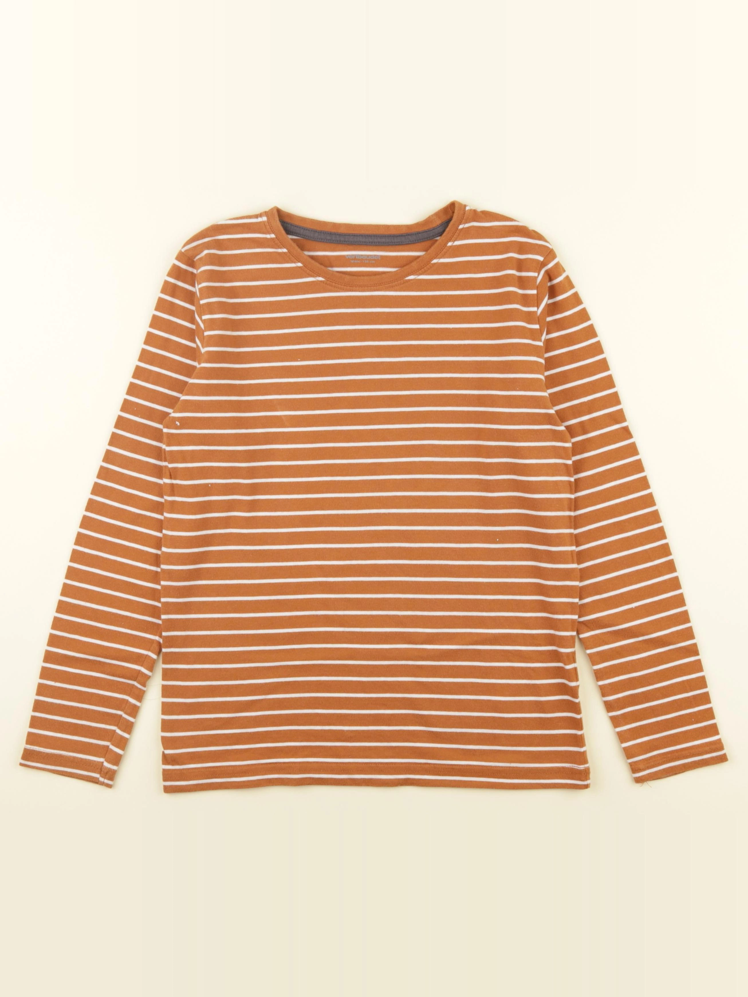 Vertbaudet - tee-shirt marron - 10 ans
