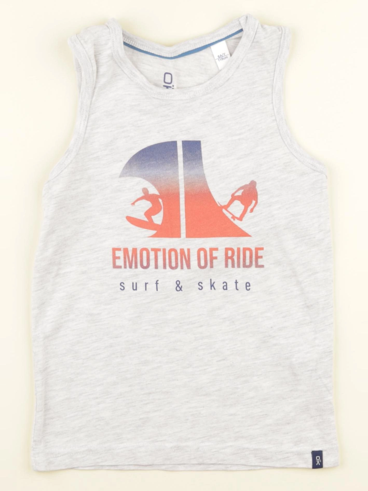 Okaidi - débardeur gris - 6 ans