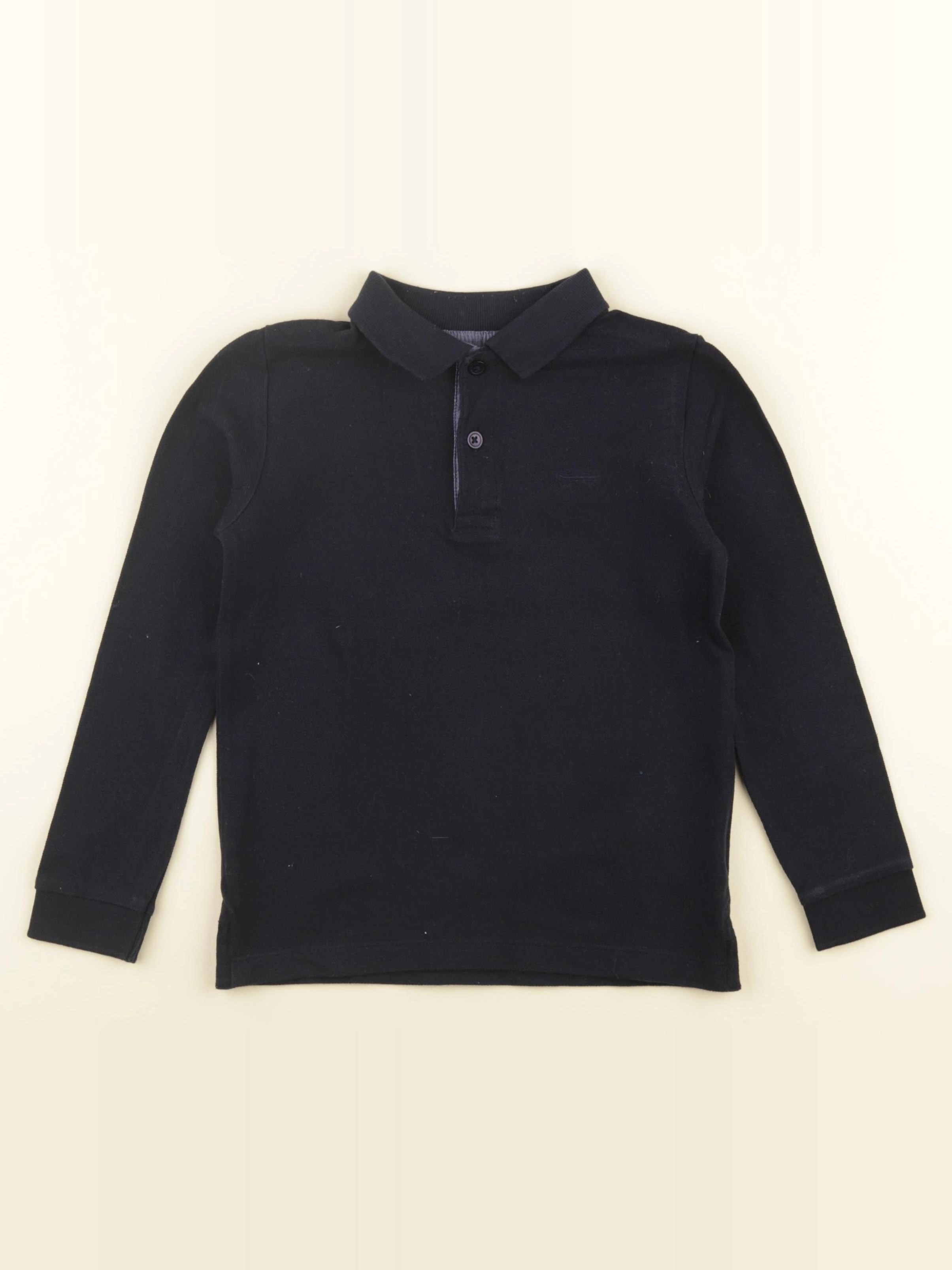 Monoprix - polo bleu - 6 ans