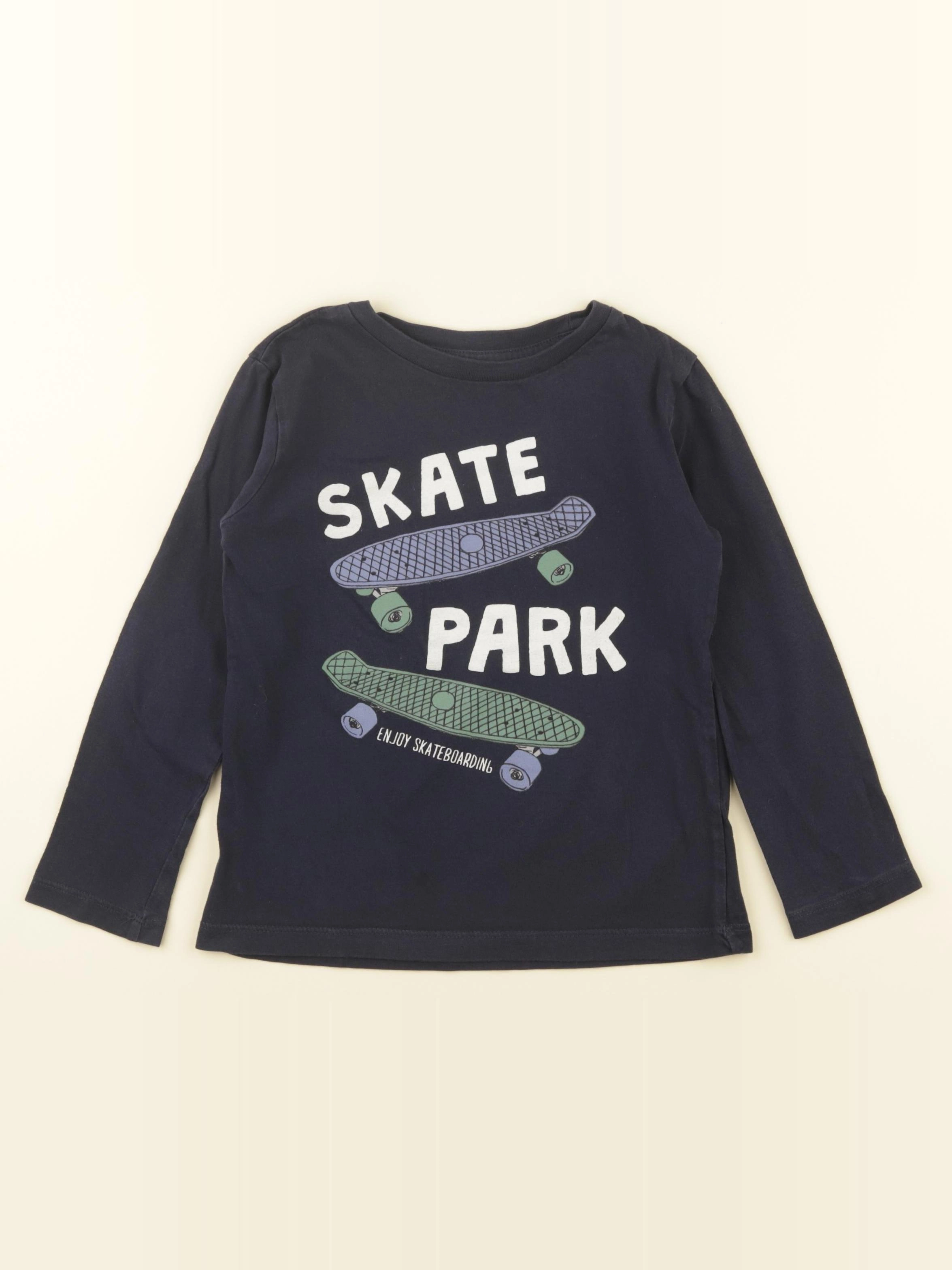 Monoprix - tee-shirt bleu - 6 ans