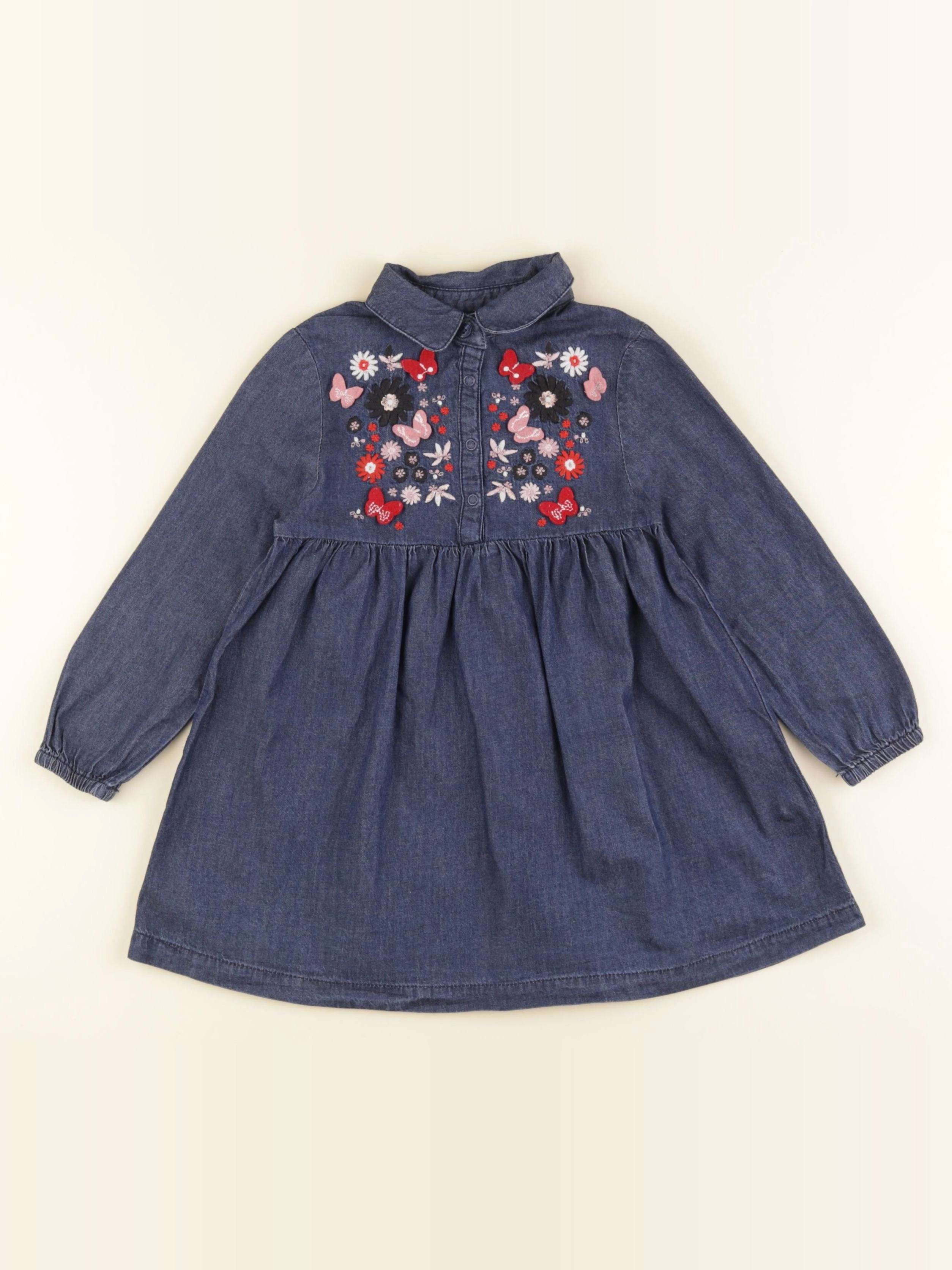 Vertbaudet - robe bleu - 3 ans