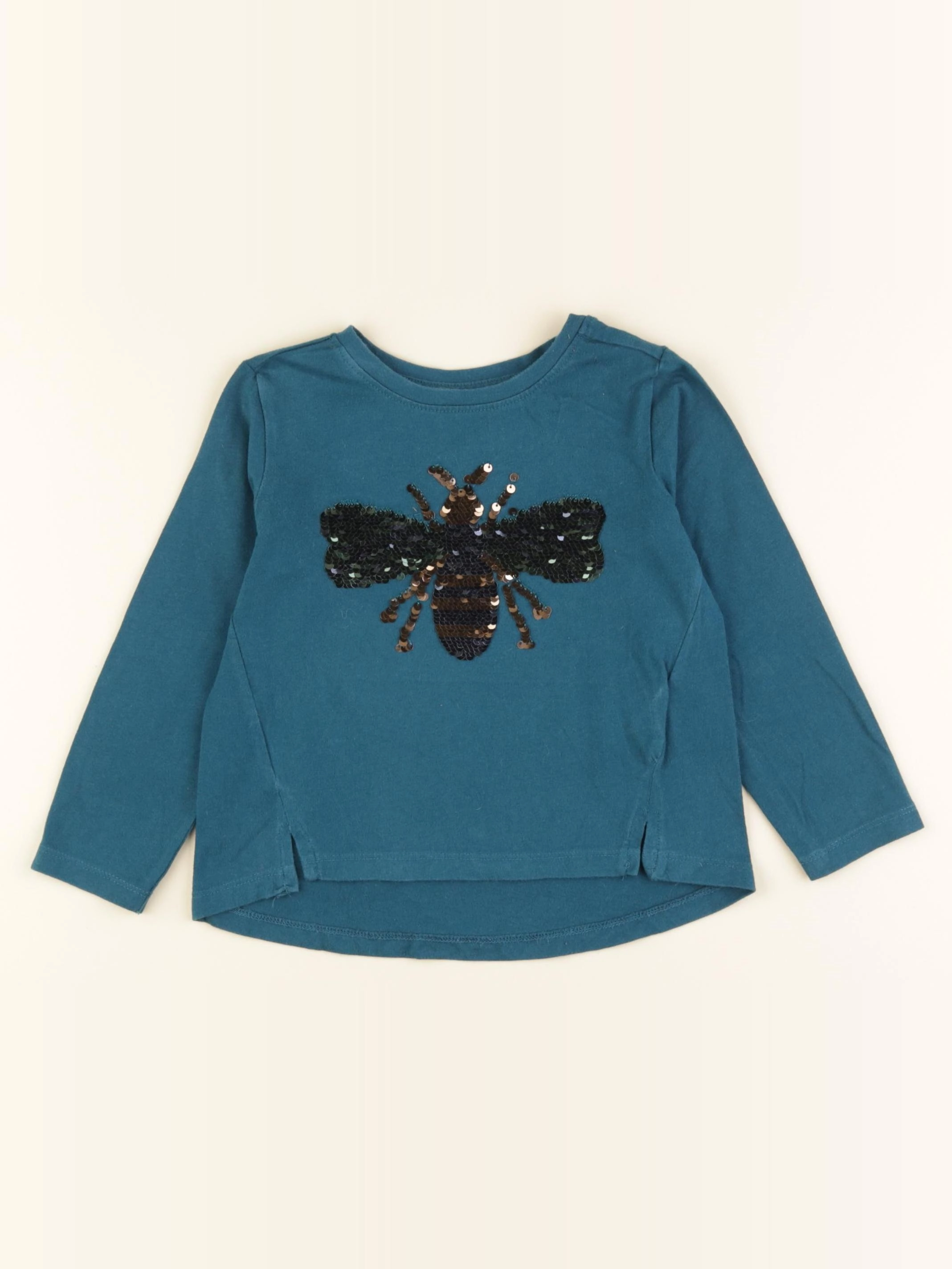 Vertbaudet - tee-shirt bleu - 3 ans