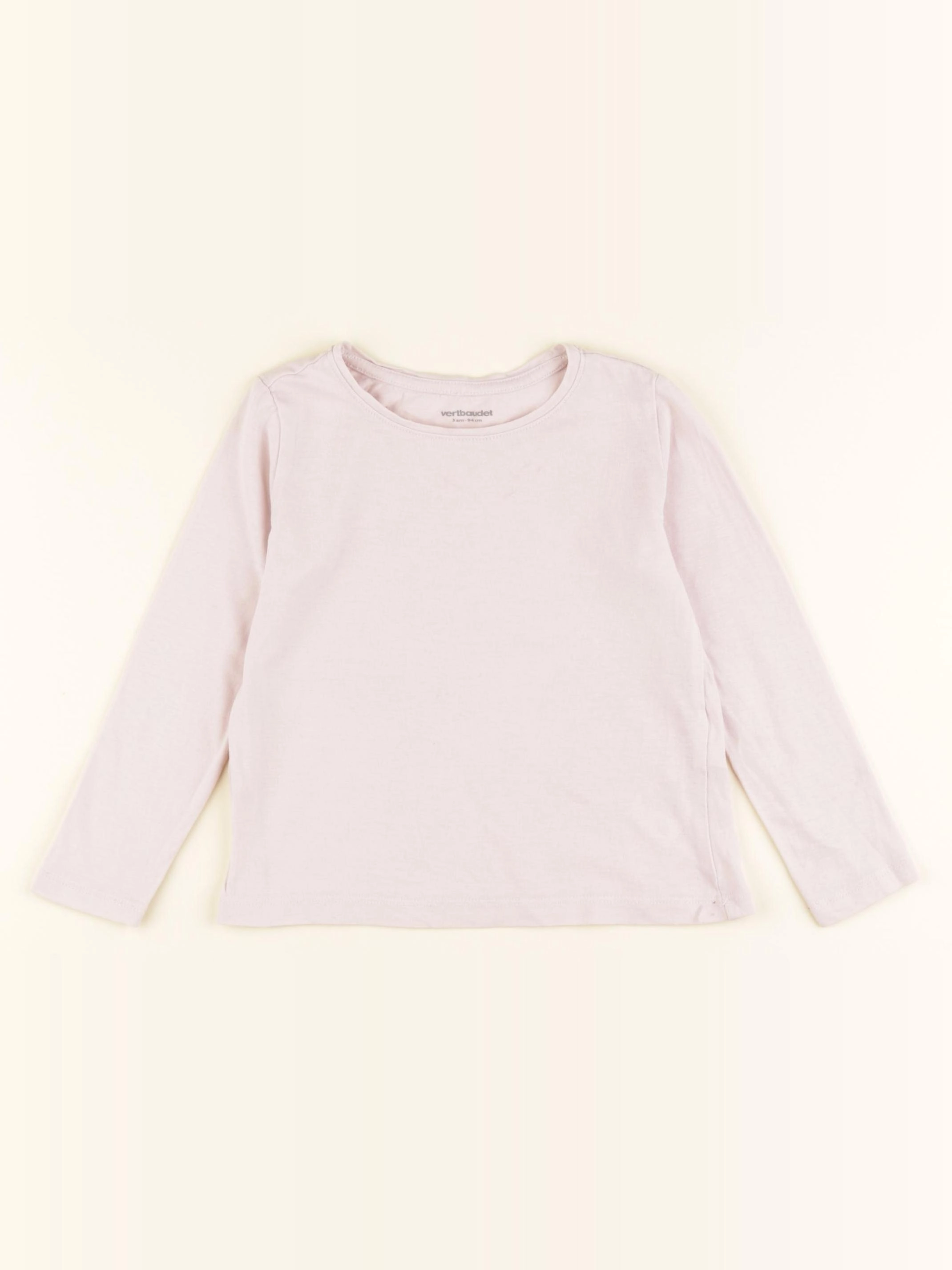 Vertbaudet - tee-shirt rose - 3 ans
