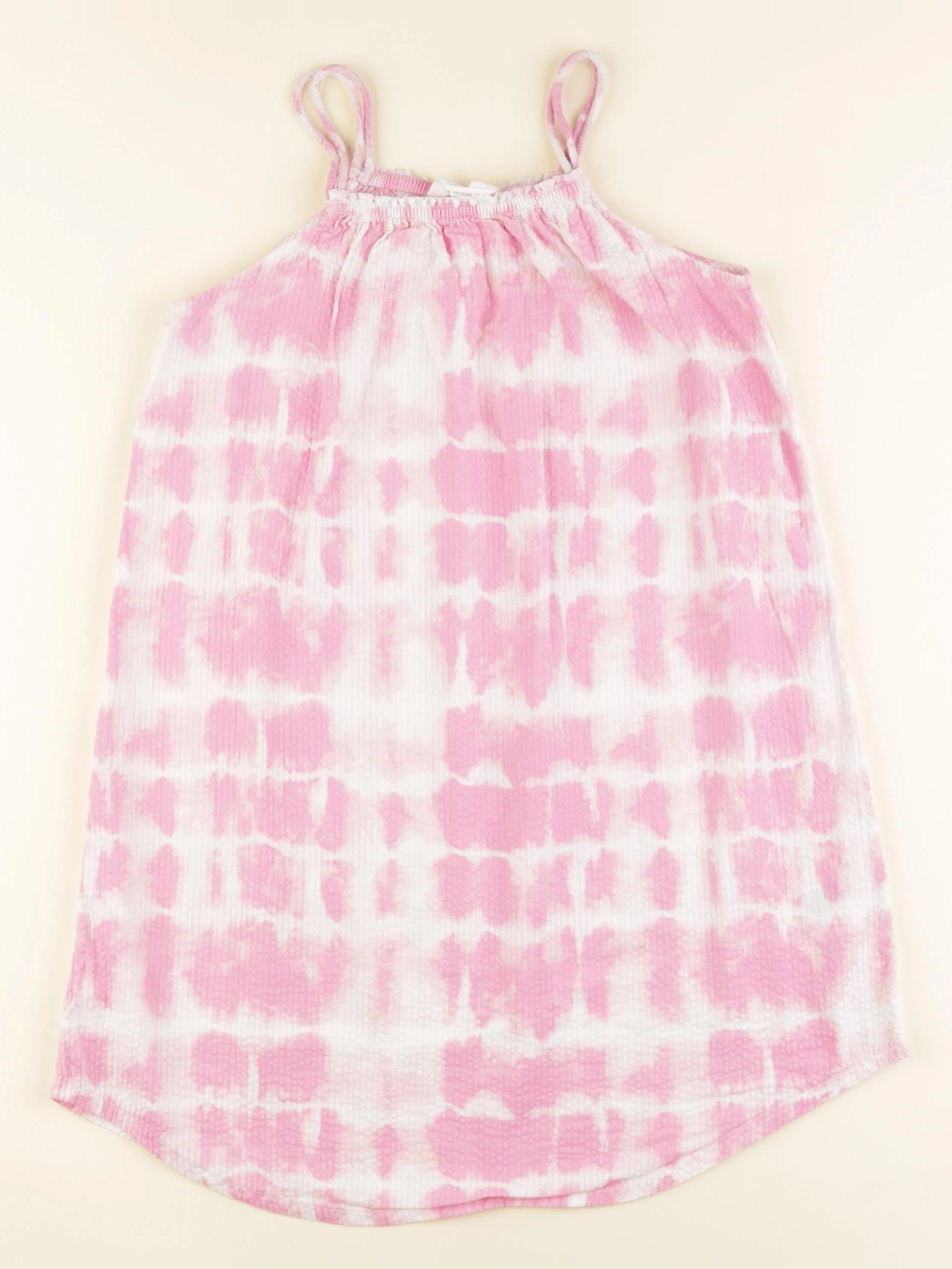 H&M - robe blanc, rose - 7 ans