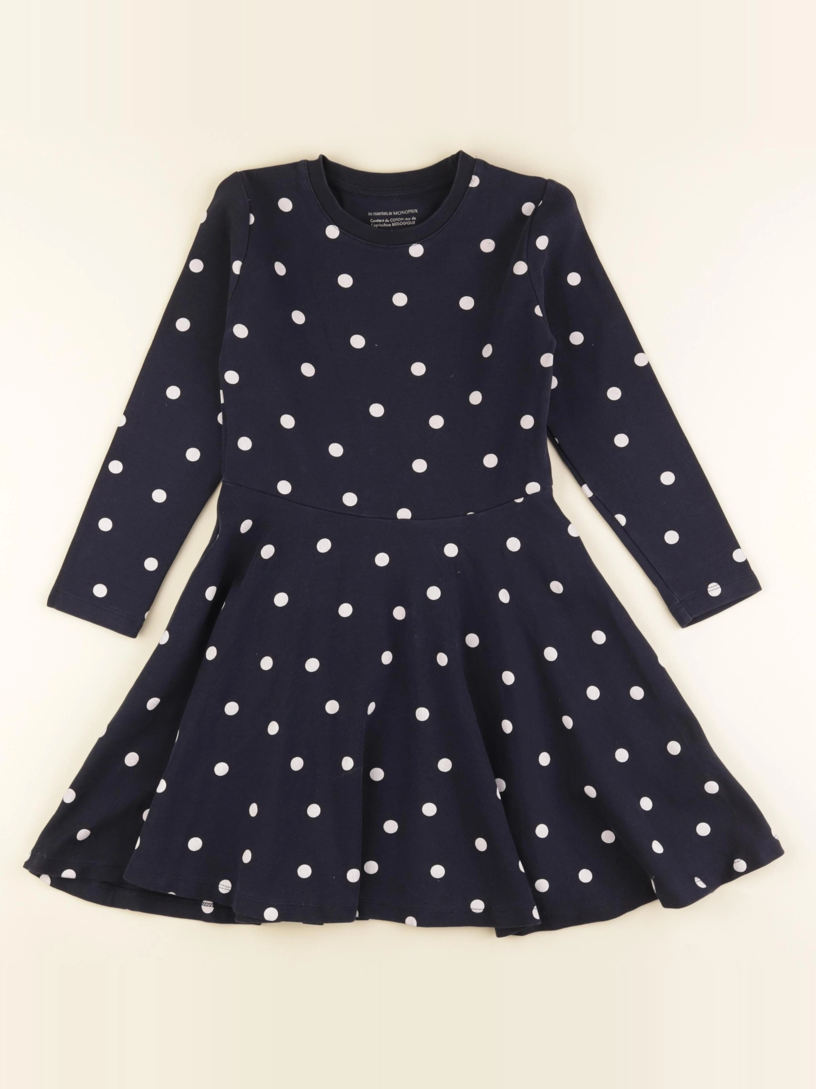 Monoprix - robe bleu - 8 ans