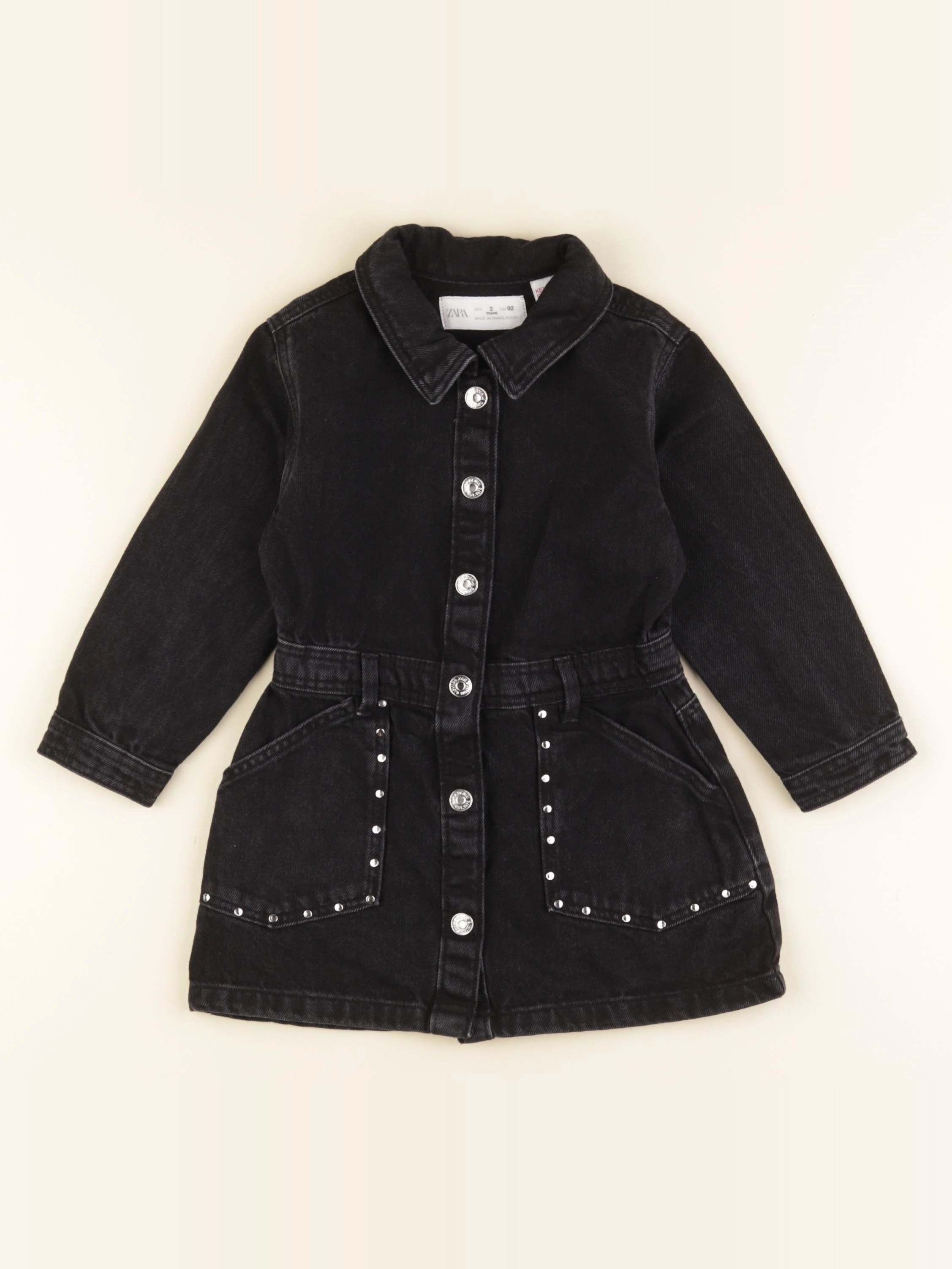 Zara - robe noir - 2 ans
