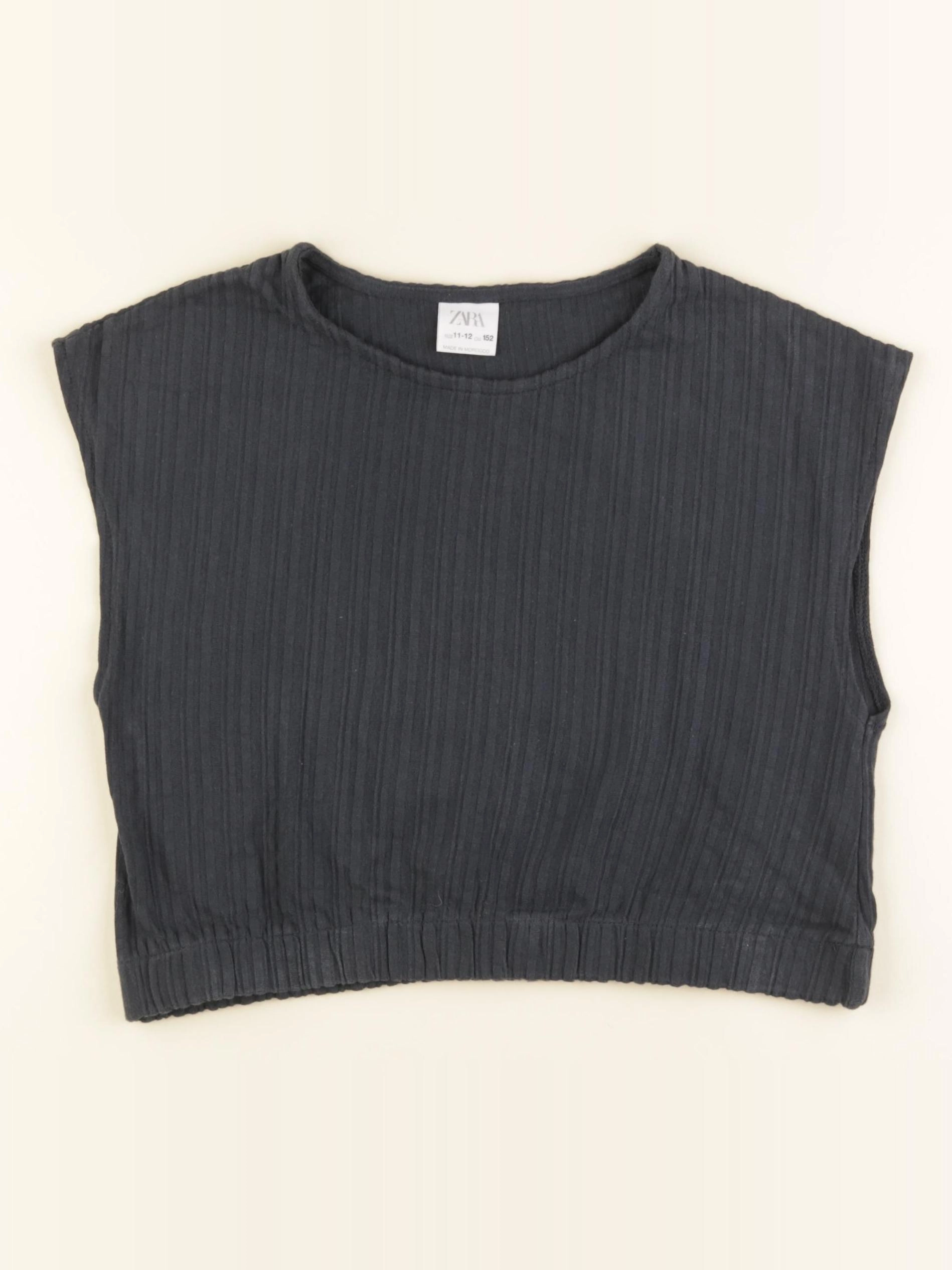 Zara - blouse gris - 11/12 ans