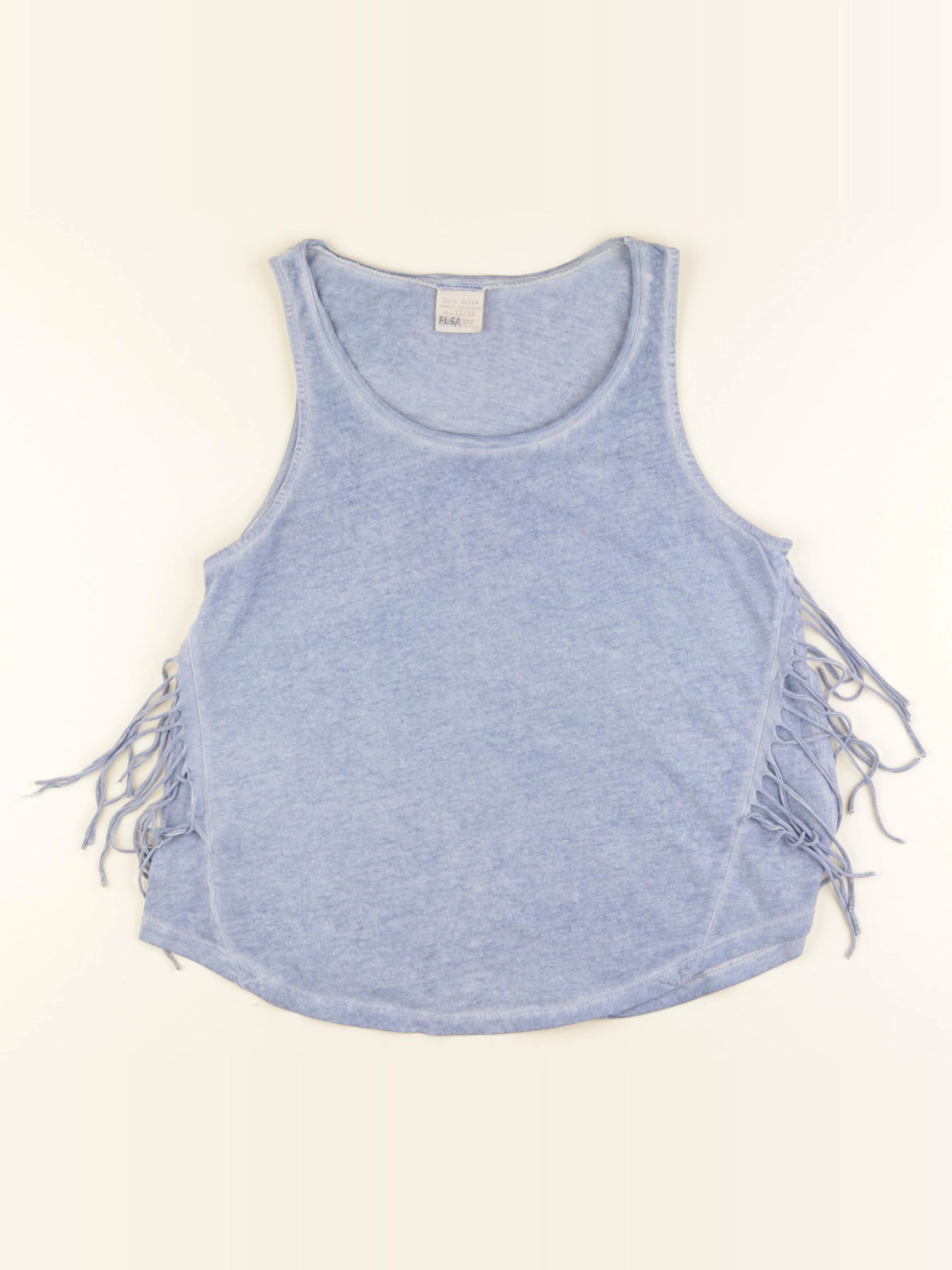 Zara - débardeur bleu - 11/12 ans