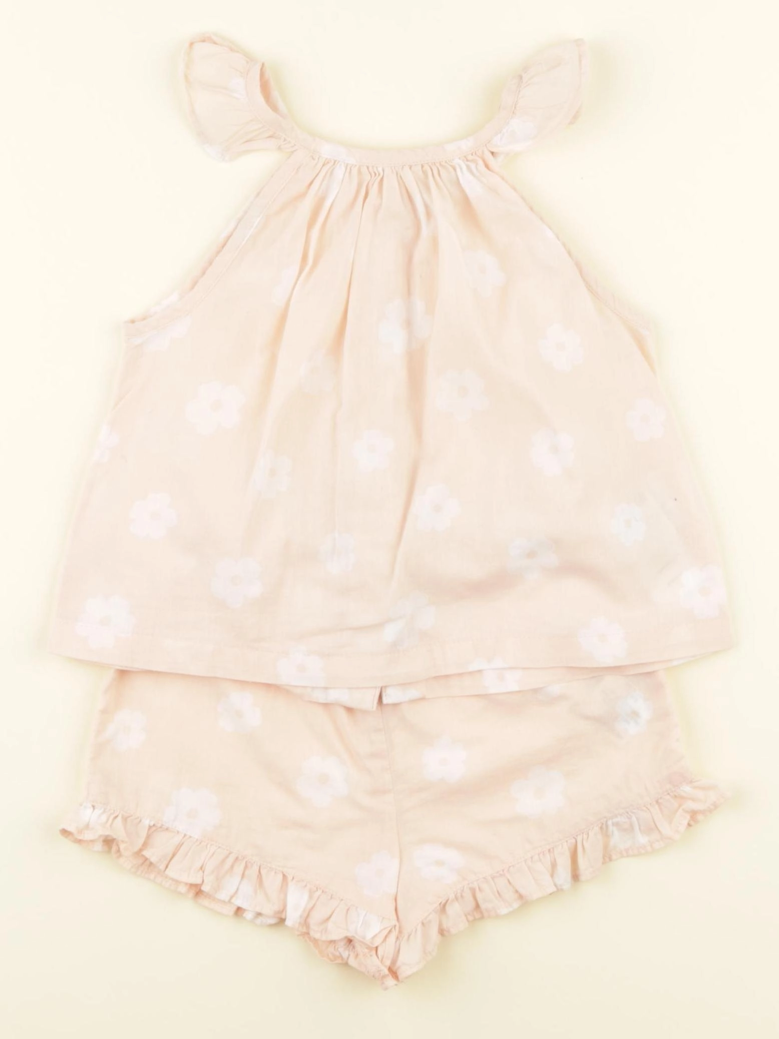 Vertbaudet - ensemble orange - 2 ans