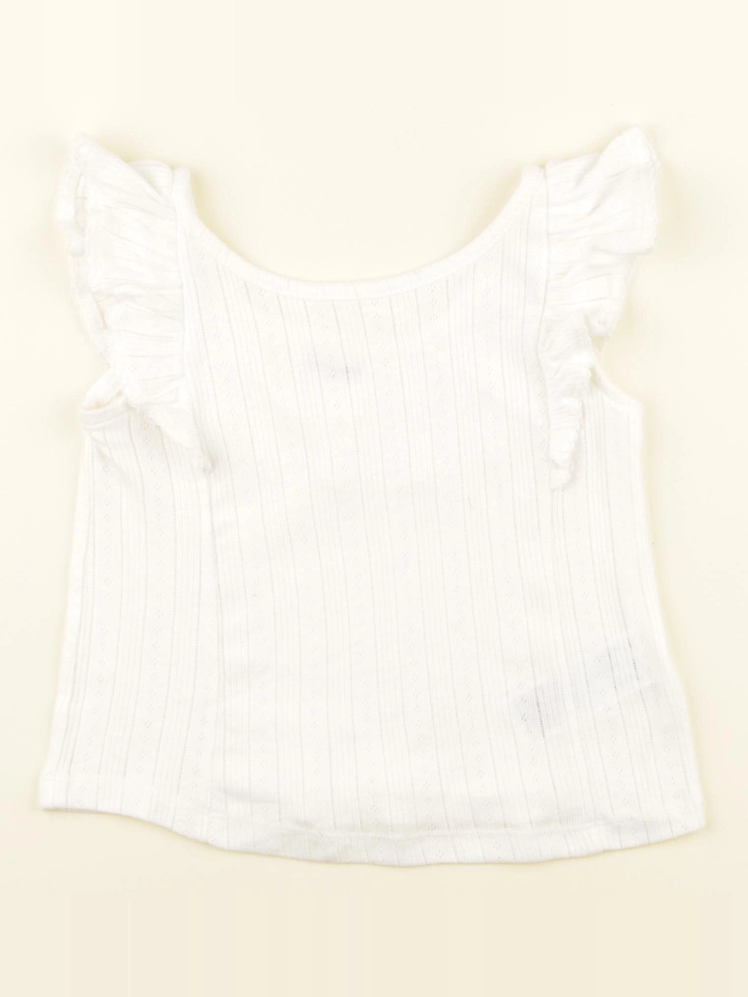 Vertbaudet - débardeur blanc - 3 ans