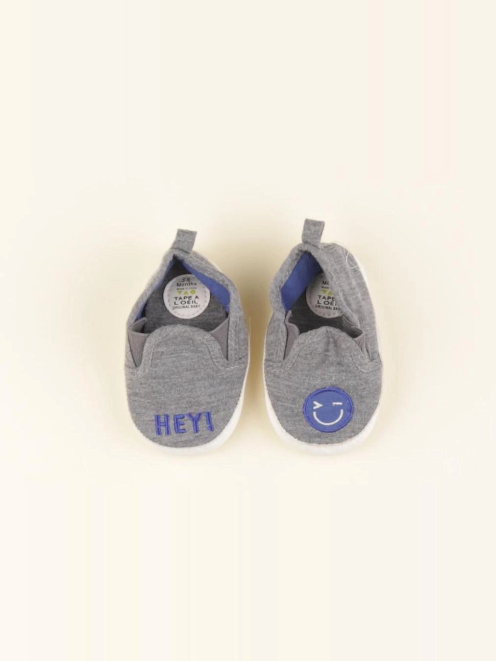 Tape à l'oeil - chaussons gris - pointure 17