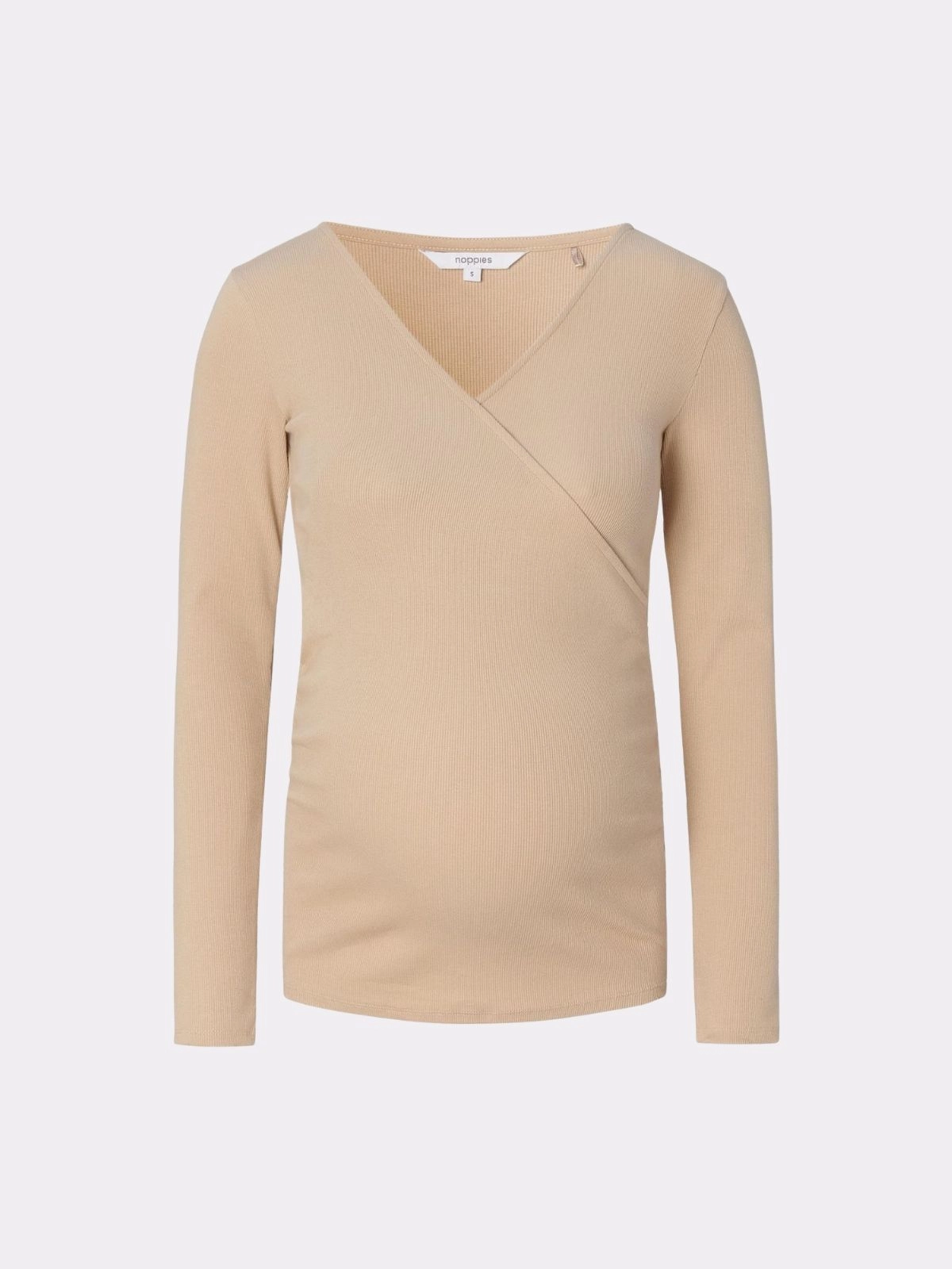 Noppies maternité - gilet allaitement, grossesse beige - l