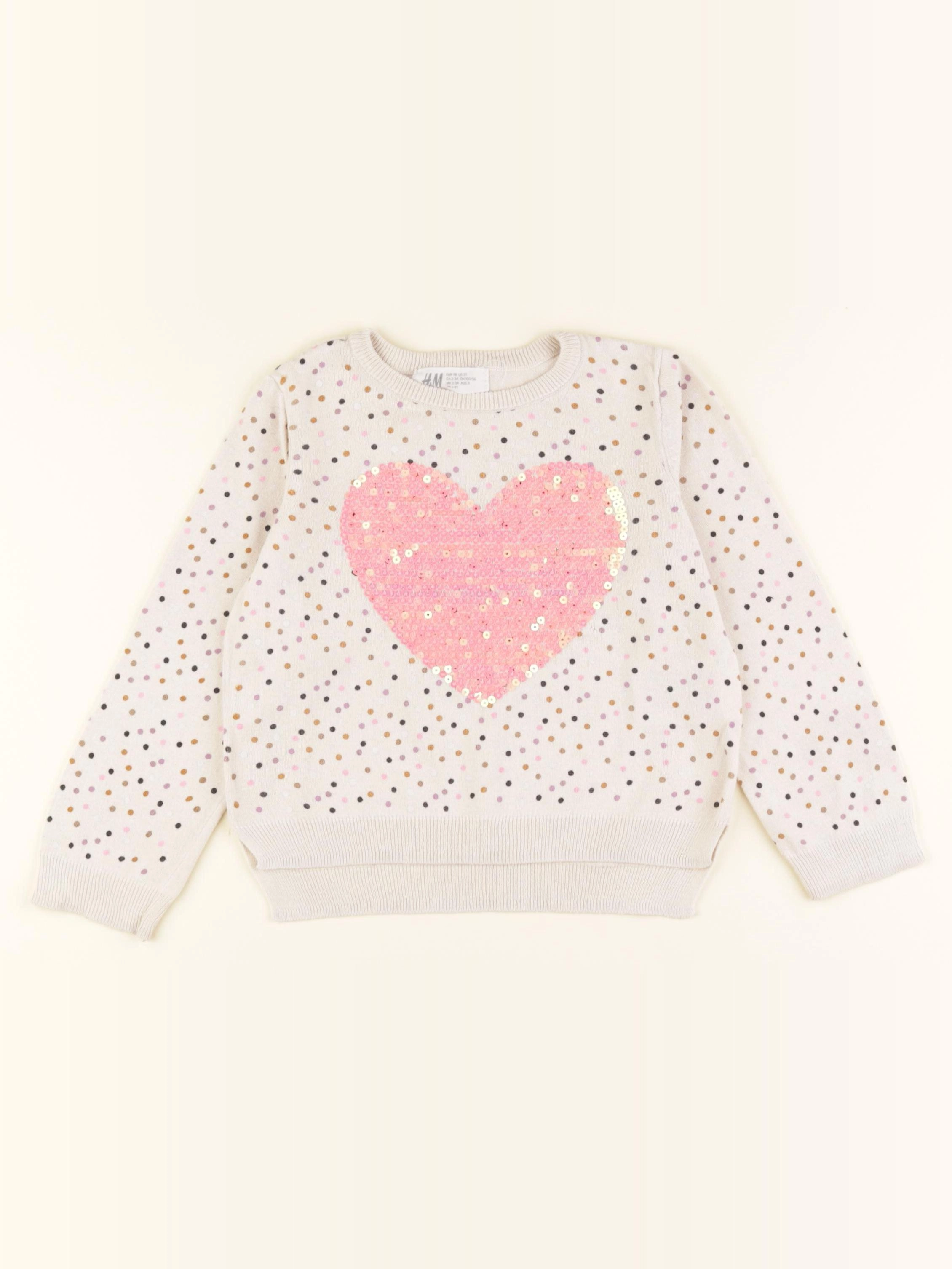 H&M - pull multicolore - 2/3 ans