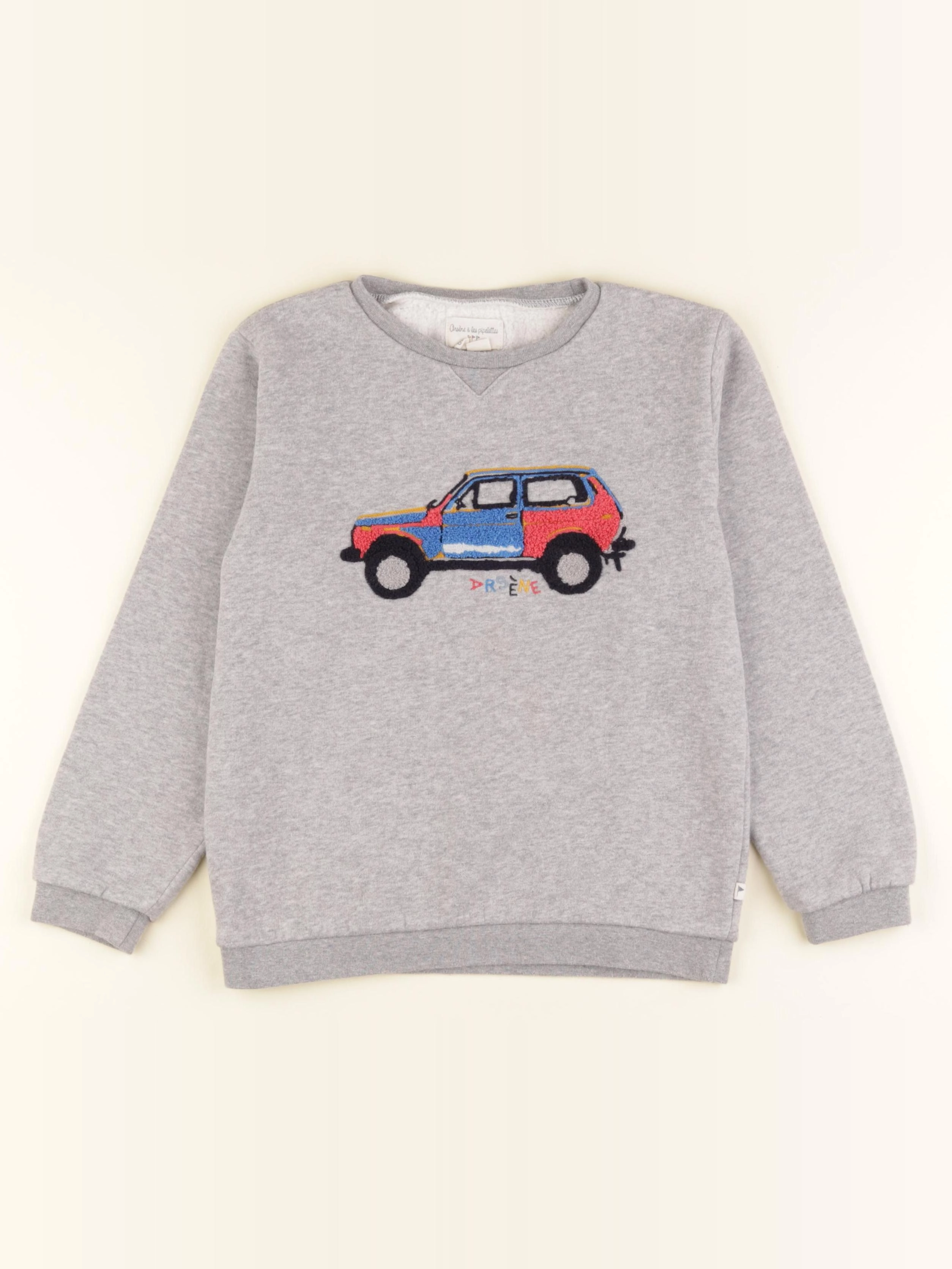 Arsène et les pipelettes - sweat gris - 8 ans