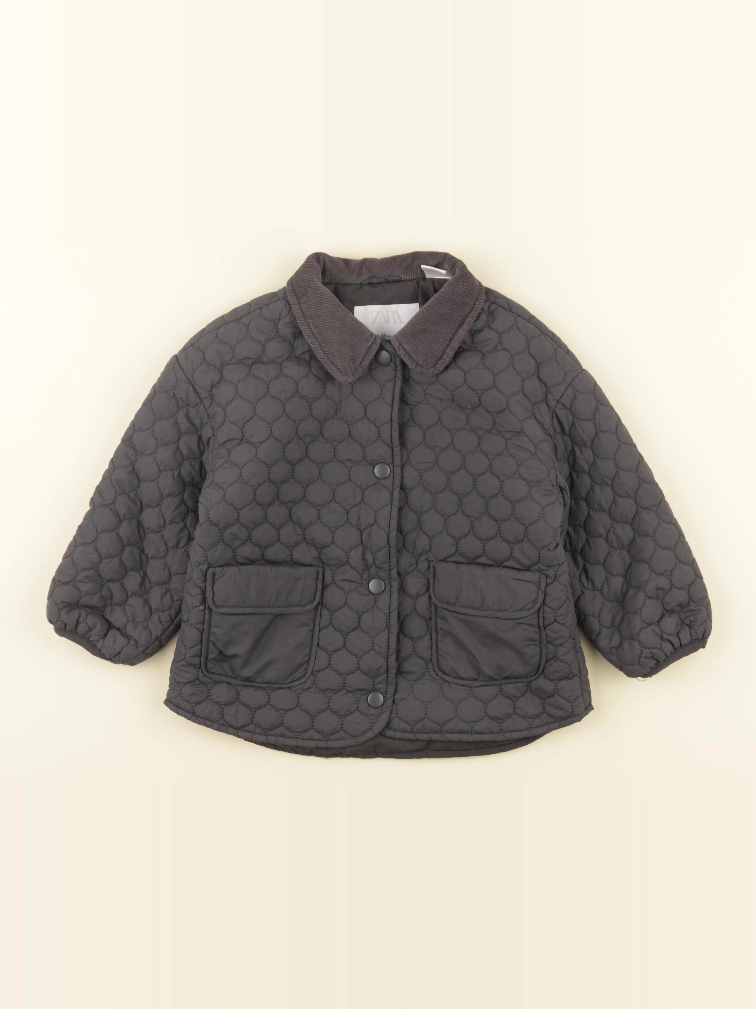 Zara - veste gris - 12/18 mois