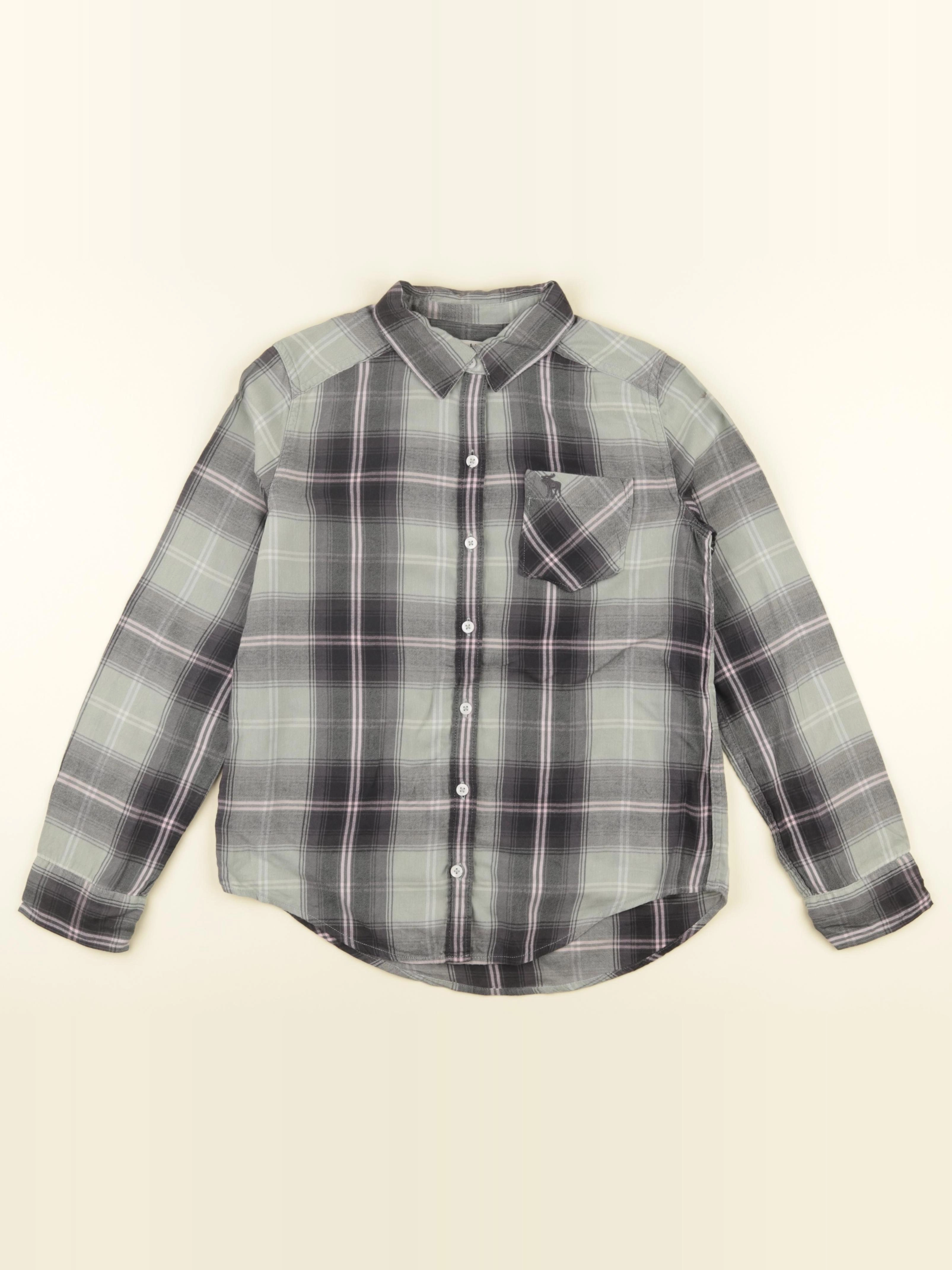 Abercrombie - chemise vert - 9/10 ans