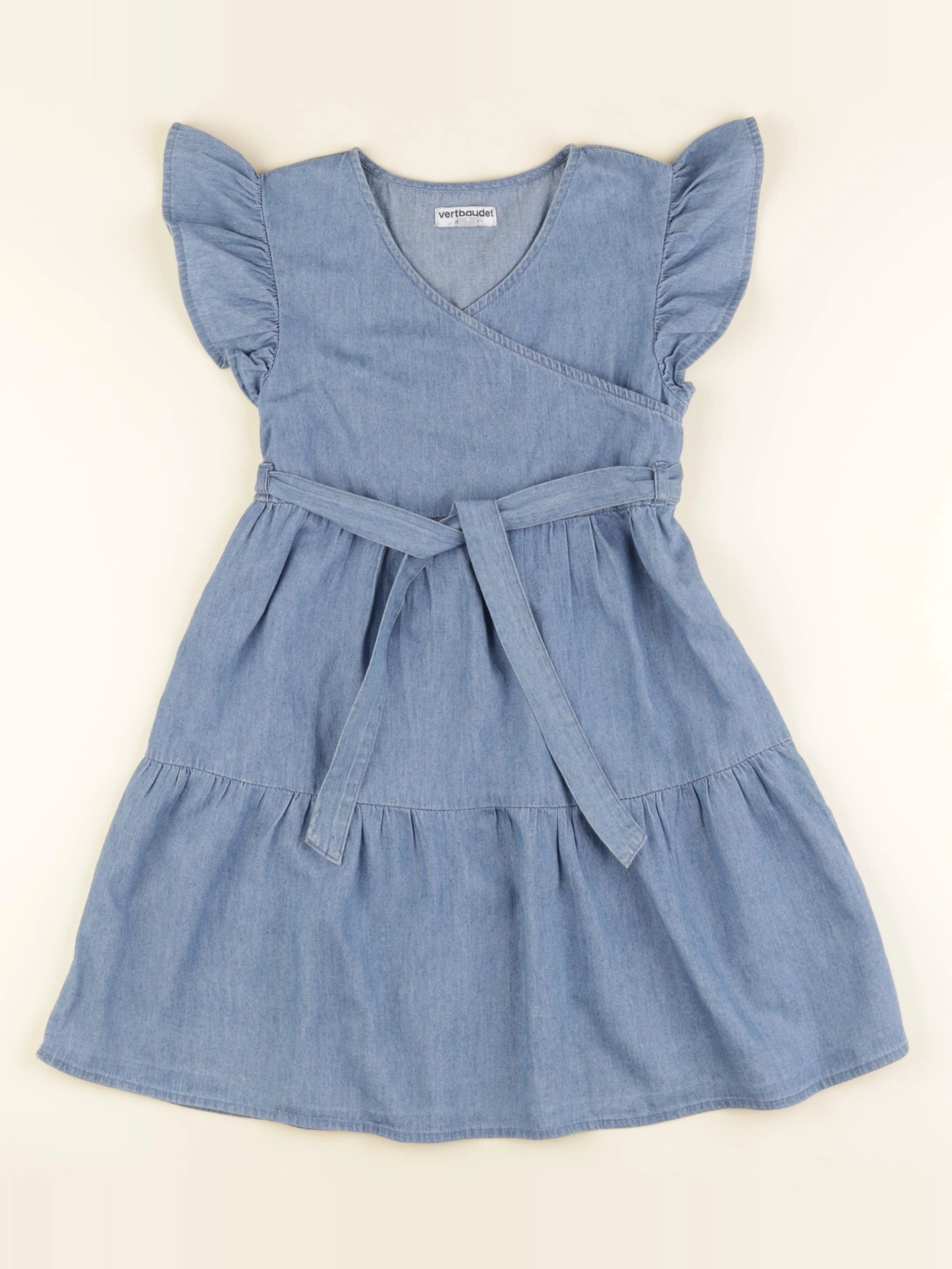 Vertbaudet - robe bleu - 7 ans