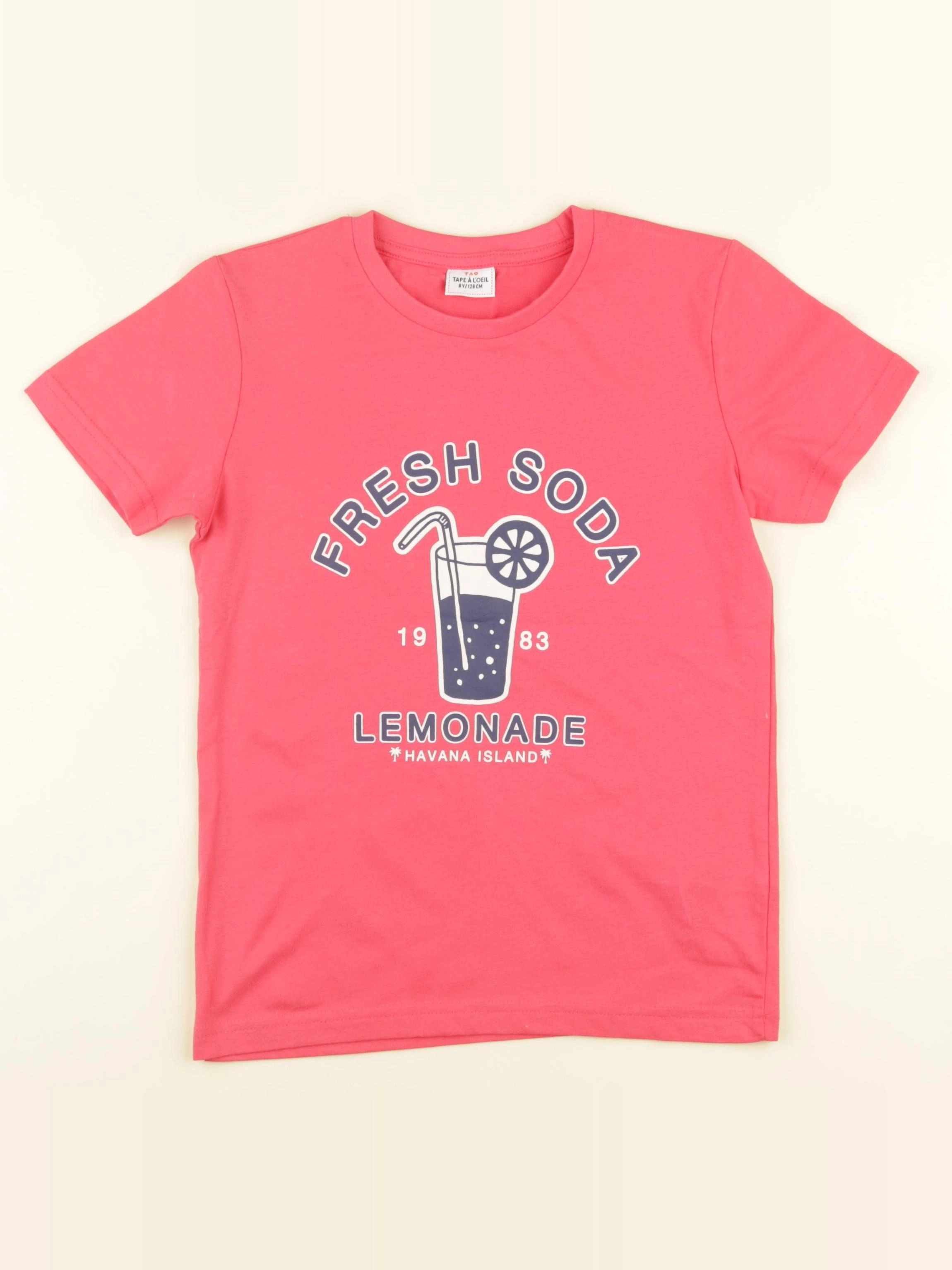 Tape à l'oeil - tee-shirt rose - 8 ans