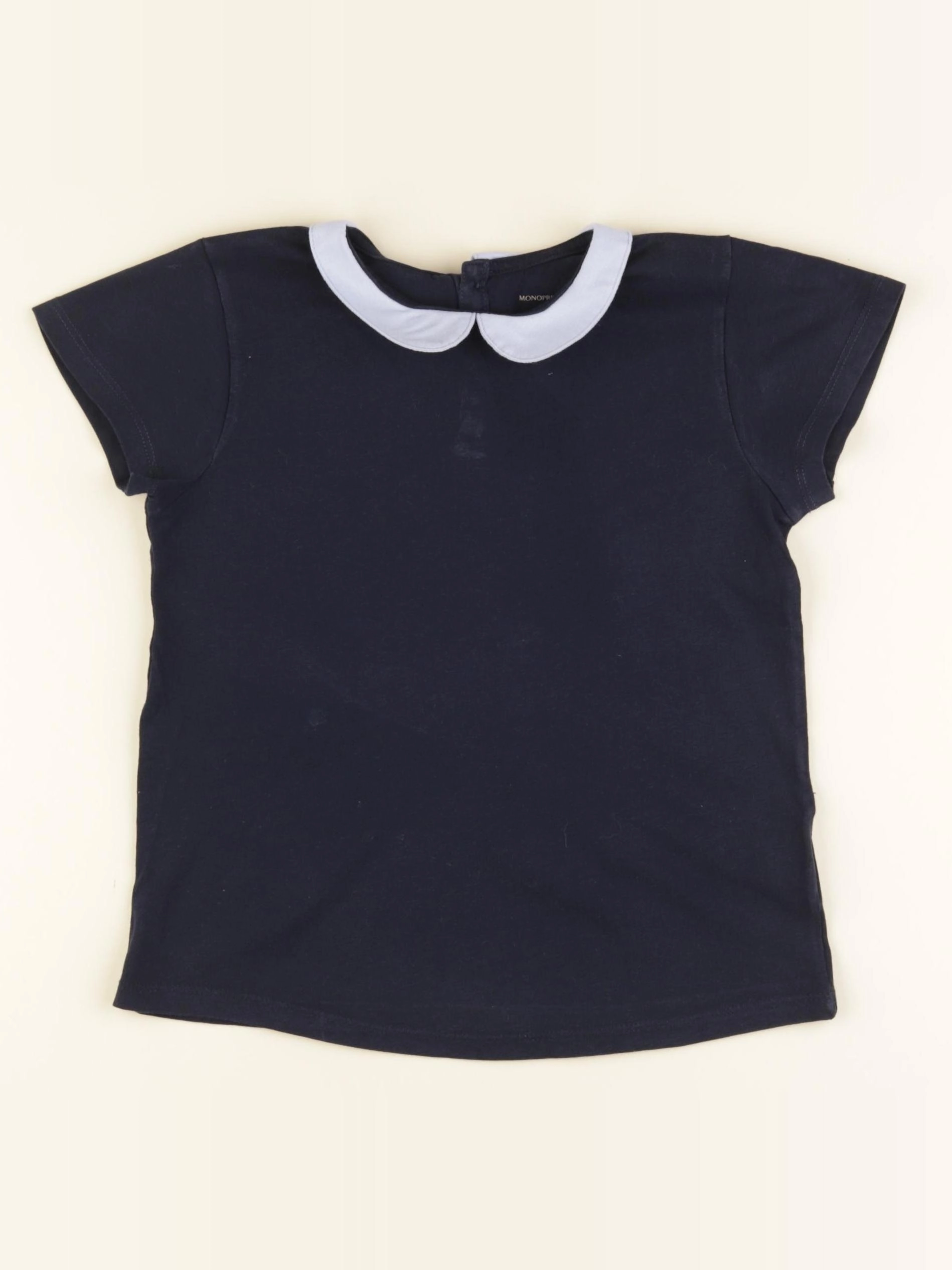 Monoprix - tee-shirt bleu - 8 ans