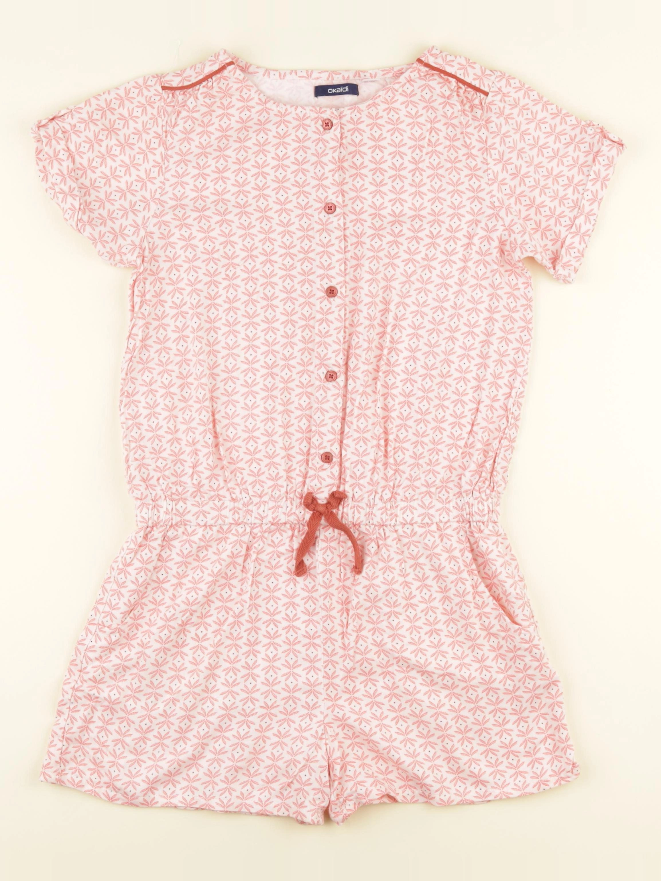 Okaidi - combinaison rose - 10 ans