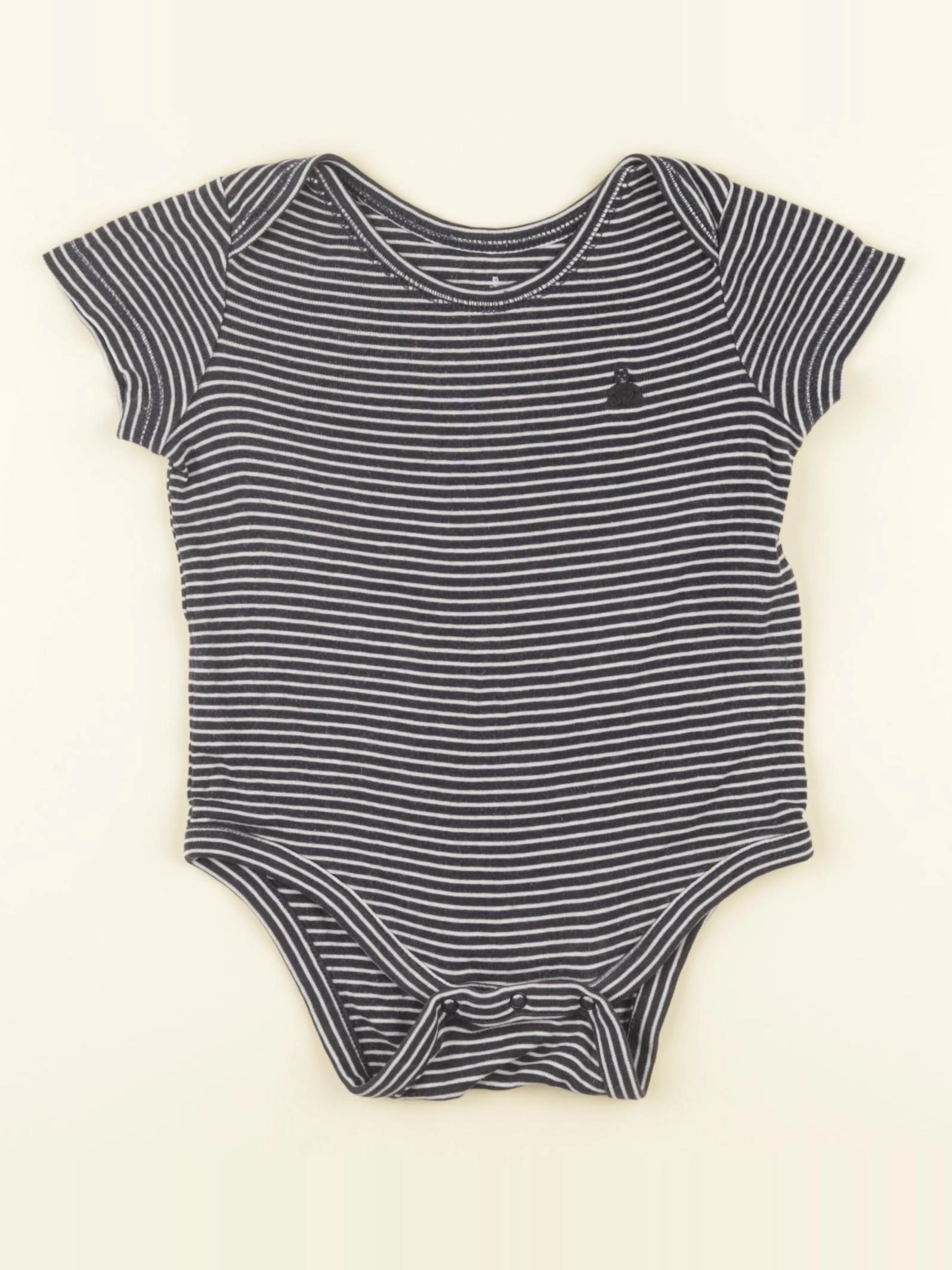 GAP - body bleu - 6/12 mois