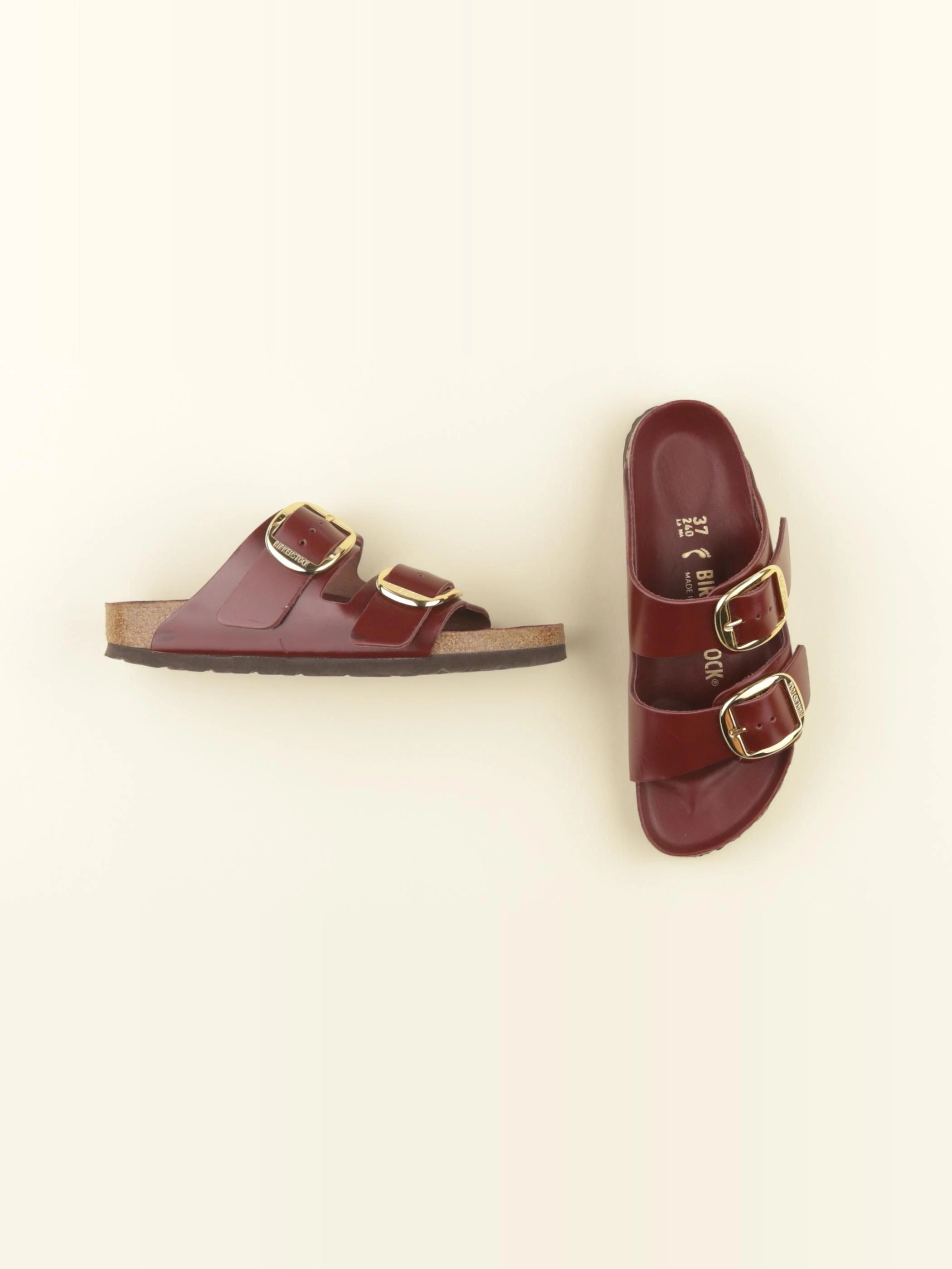 Birkenstock - sandales rouge - pointure 37