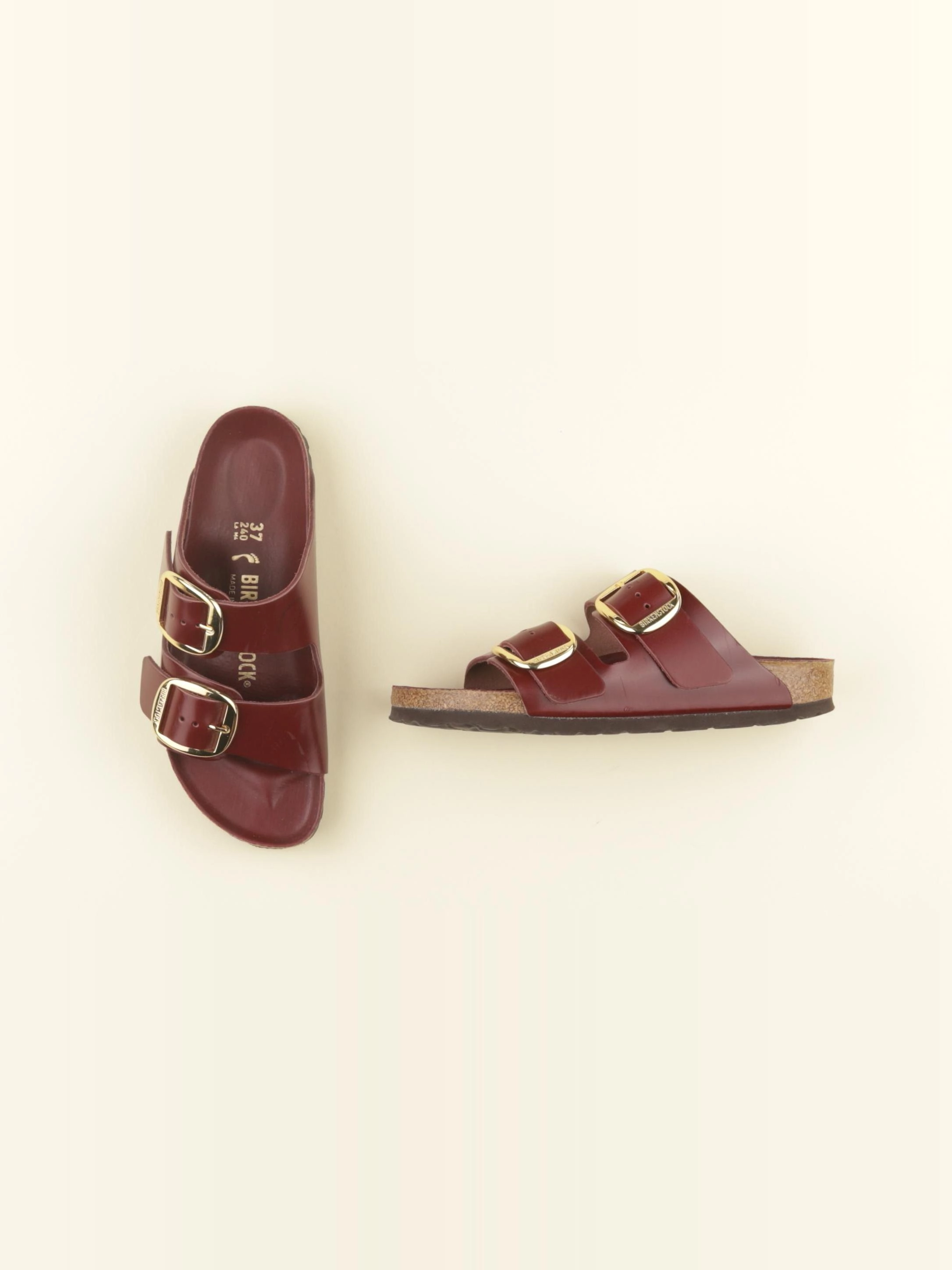 Birkenstock - sandales rouge - pointure 37
