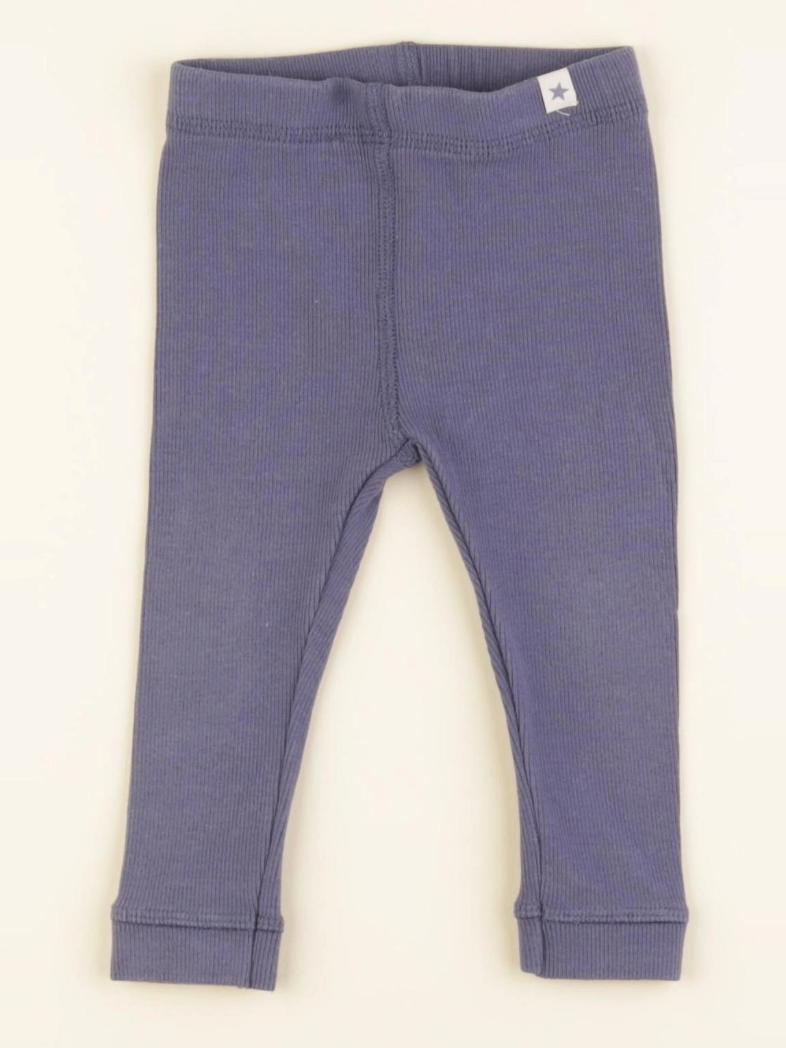 Zara - legging bleu - 6/9 mois