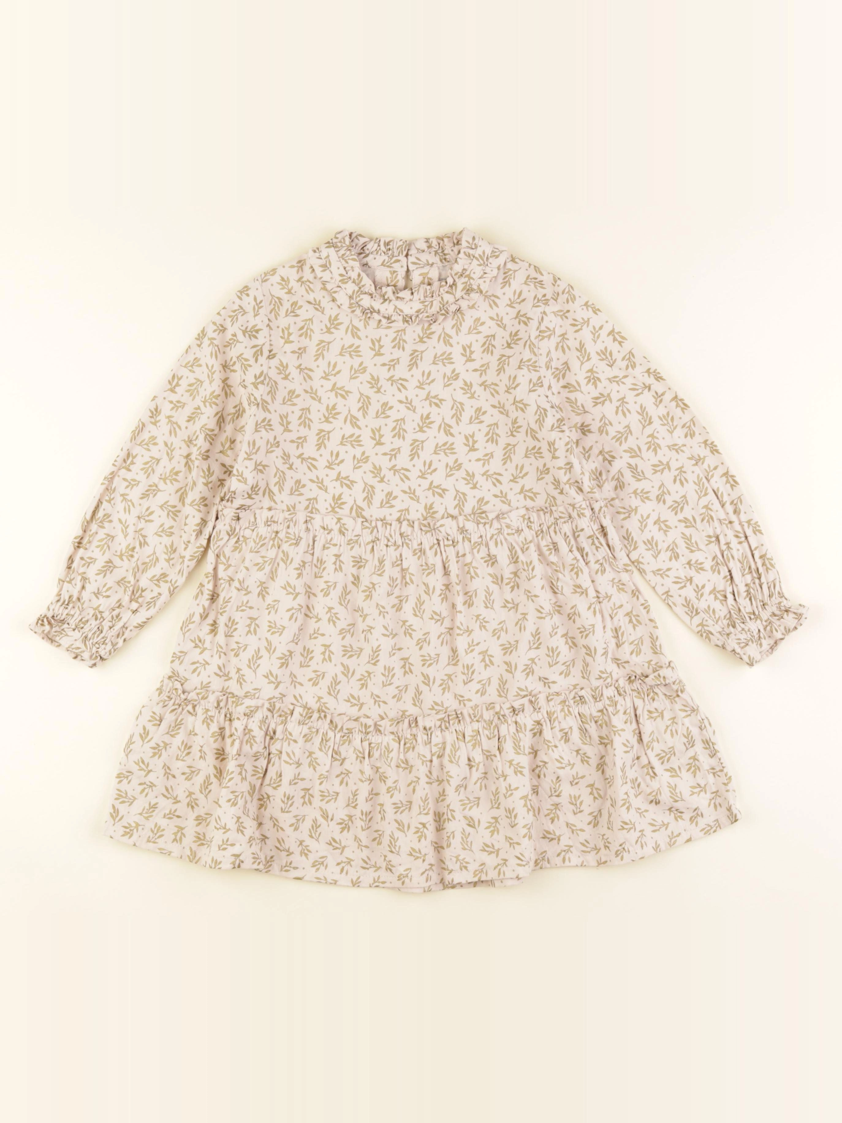 Vertbaudet - robe beige - 4 ans