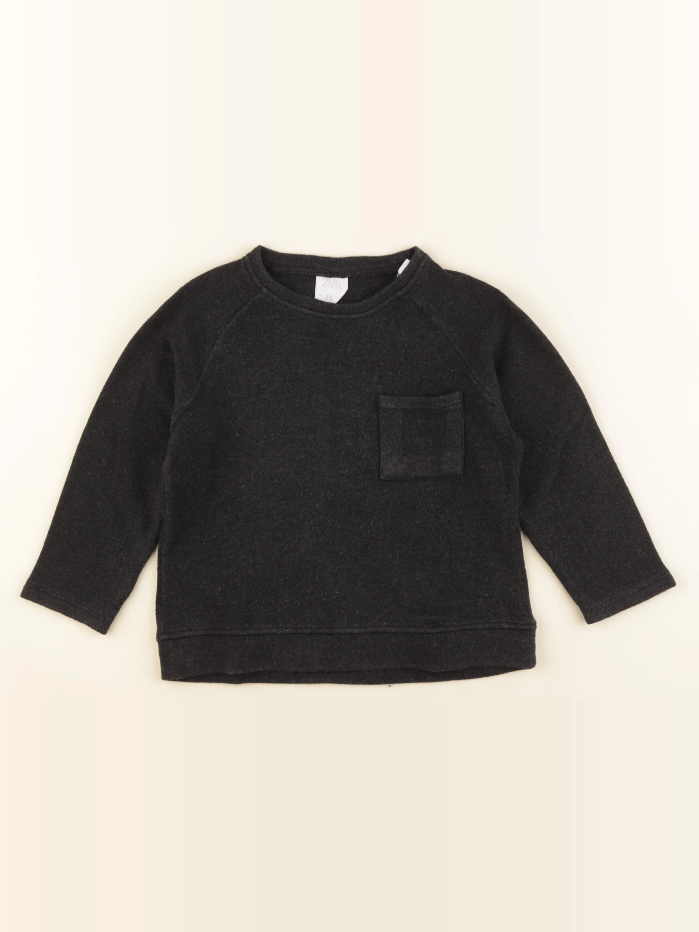 Zara - pull gris - 2/3 ans