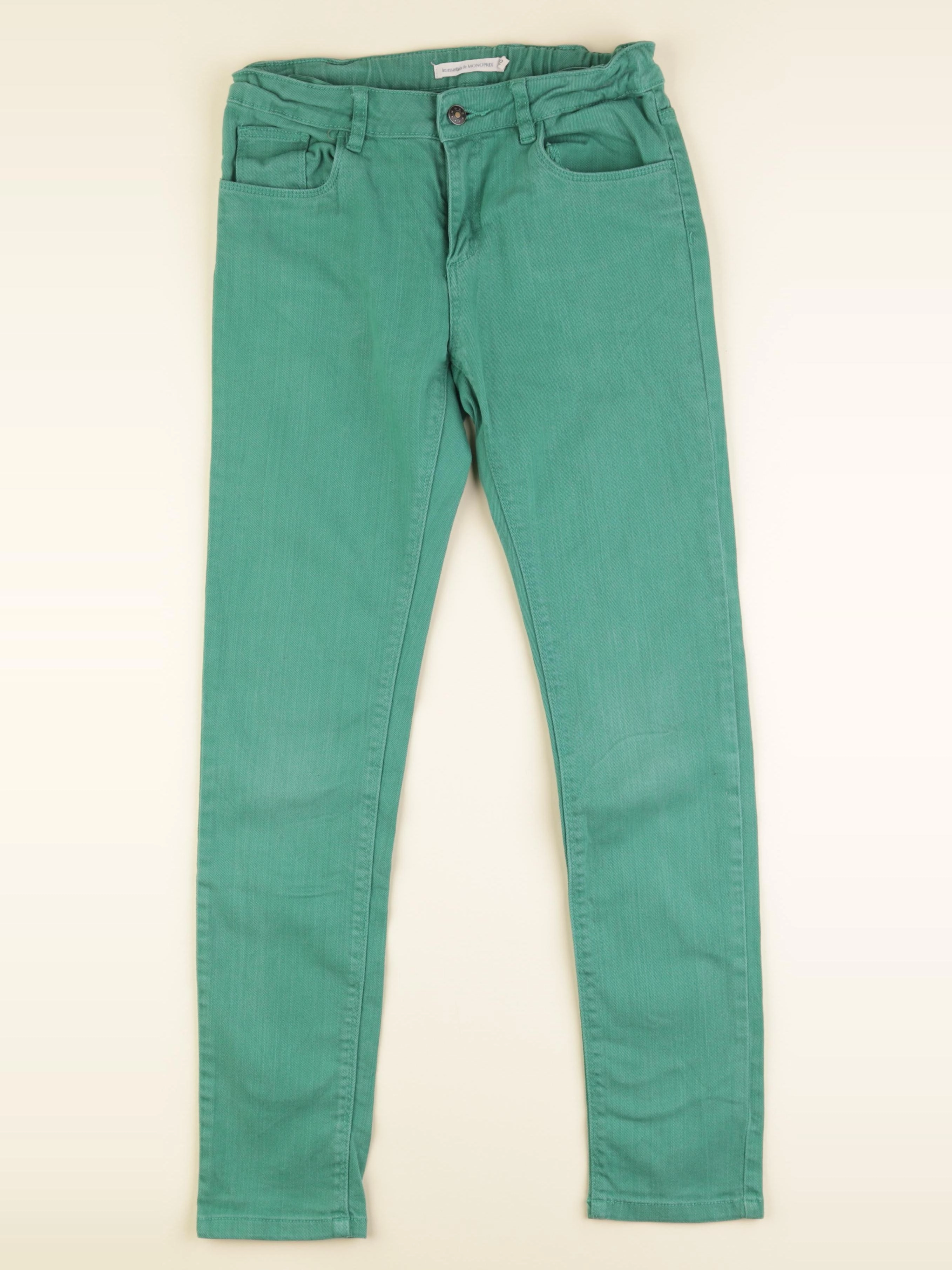 Monoprix - pantalon vert - 12 ans