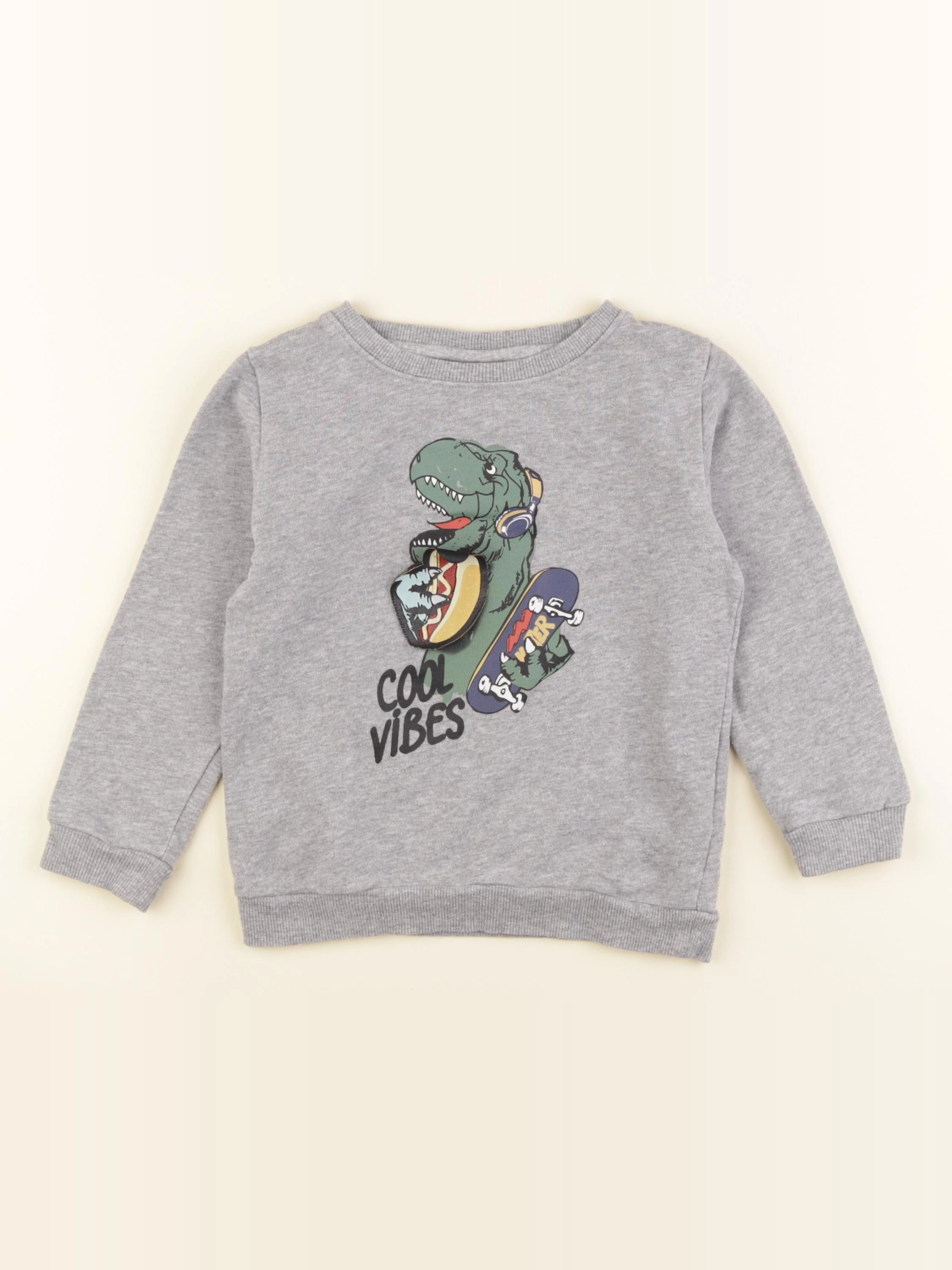 Name it - sweat gris - 2/3 ans