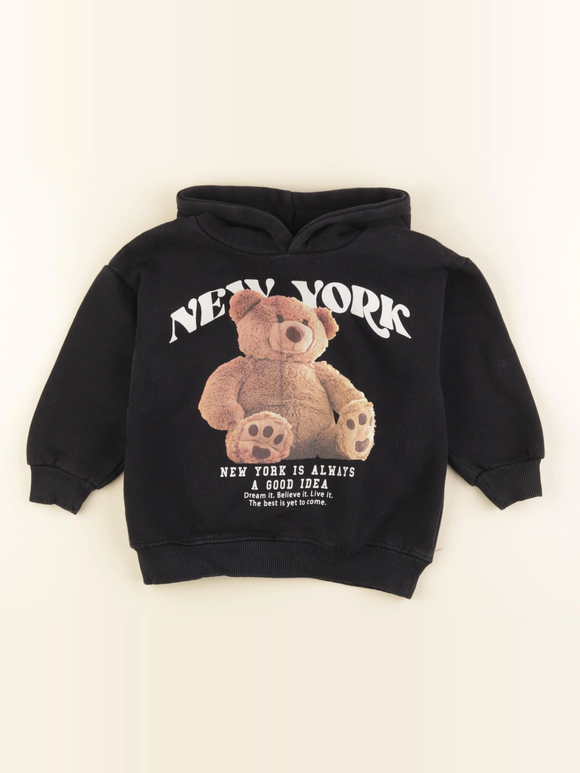Zara - sweat noir - 2/3 ans