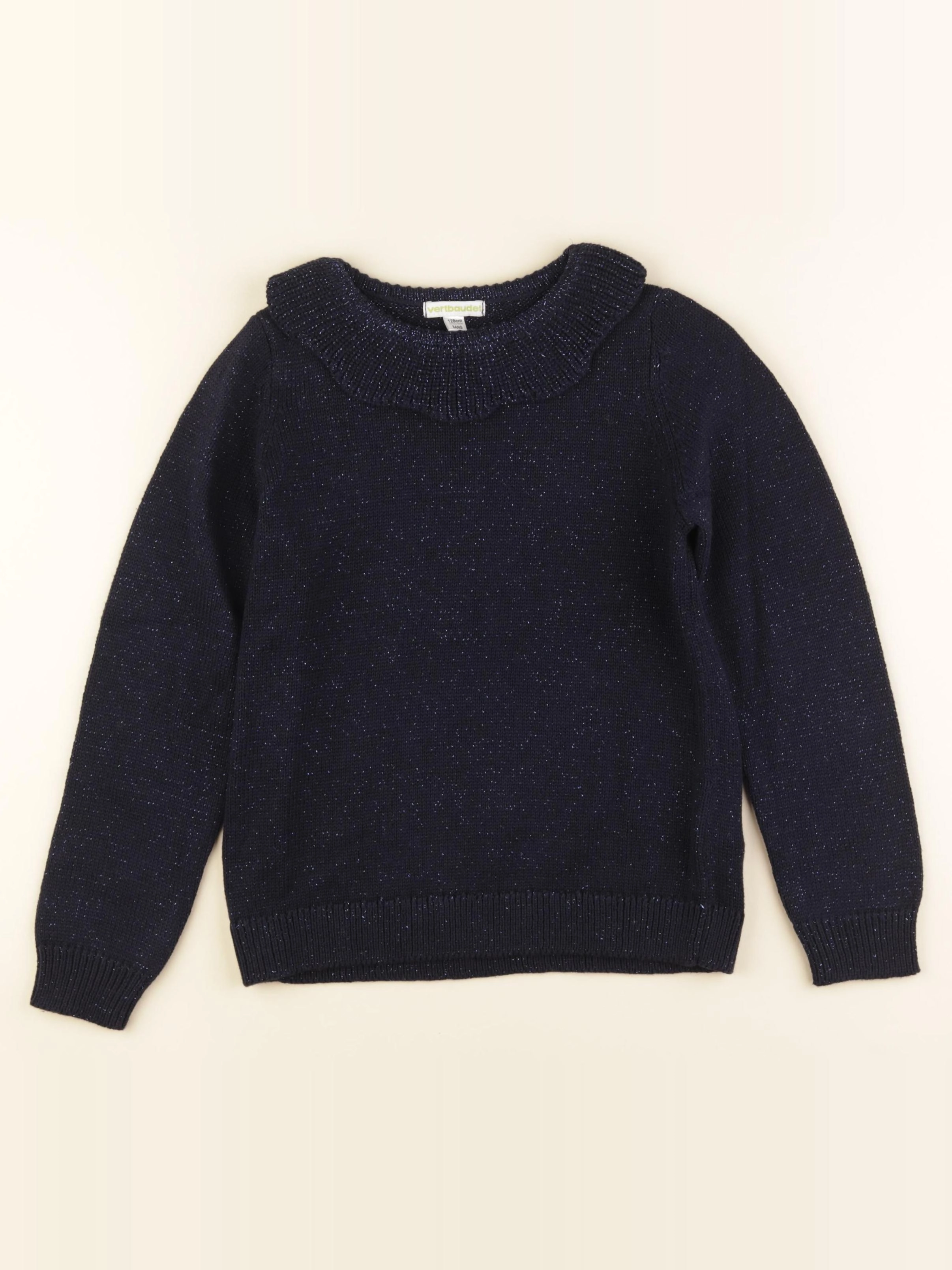 Vertbaudet - pull bleu - 8 ans