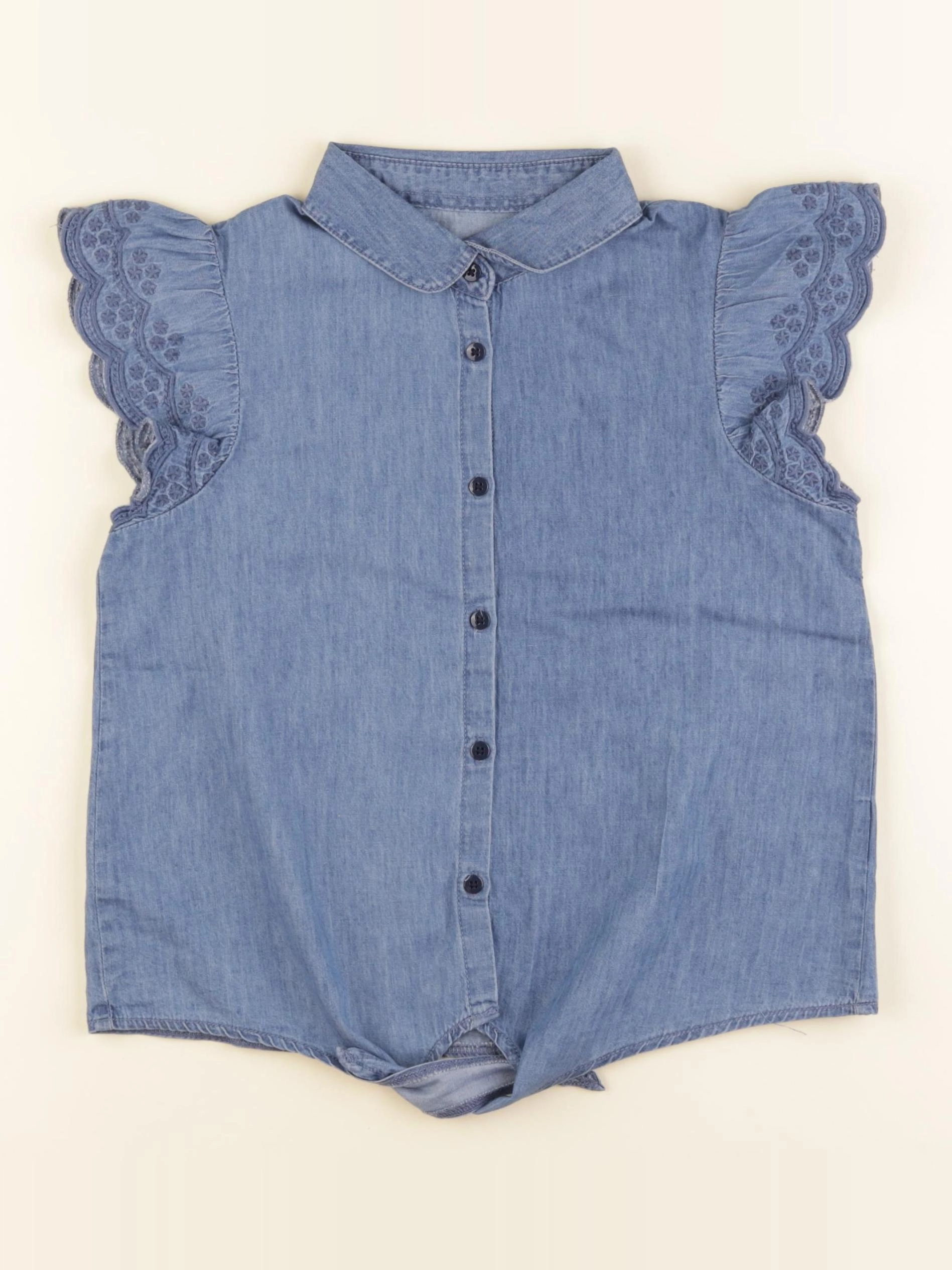 Vertbaudet - chemise bleu - 9 ans