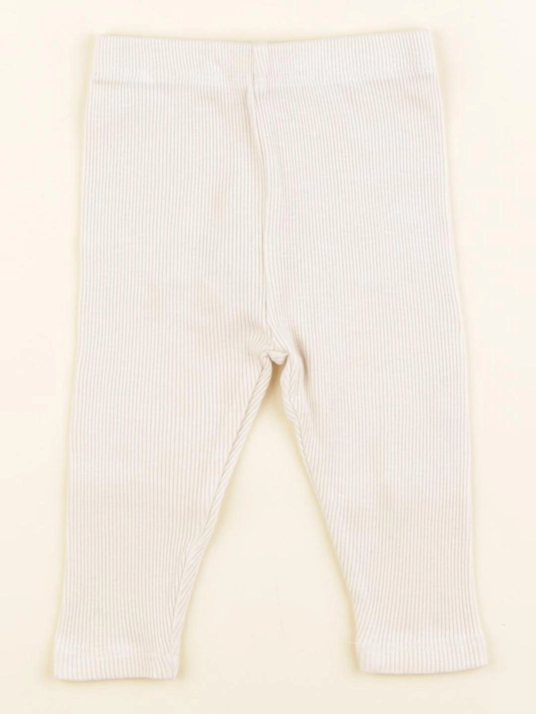 Vertbaudet - legging beige - 6 mois