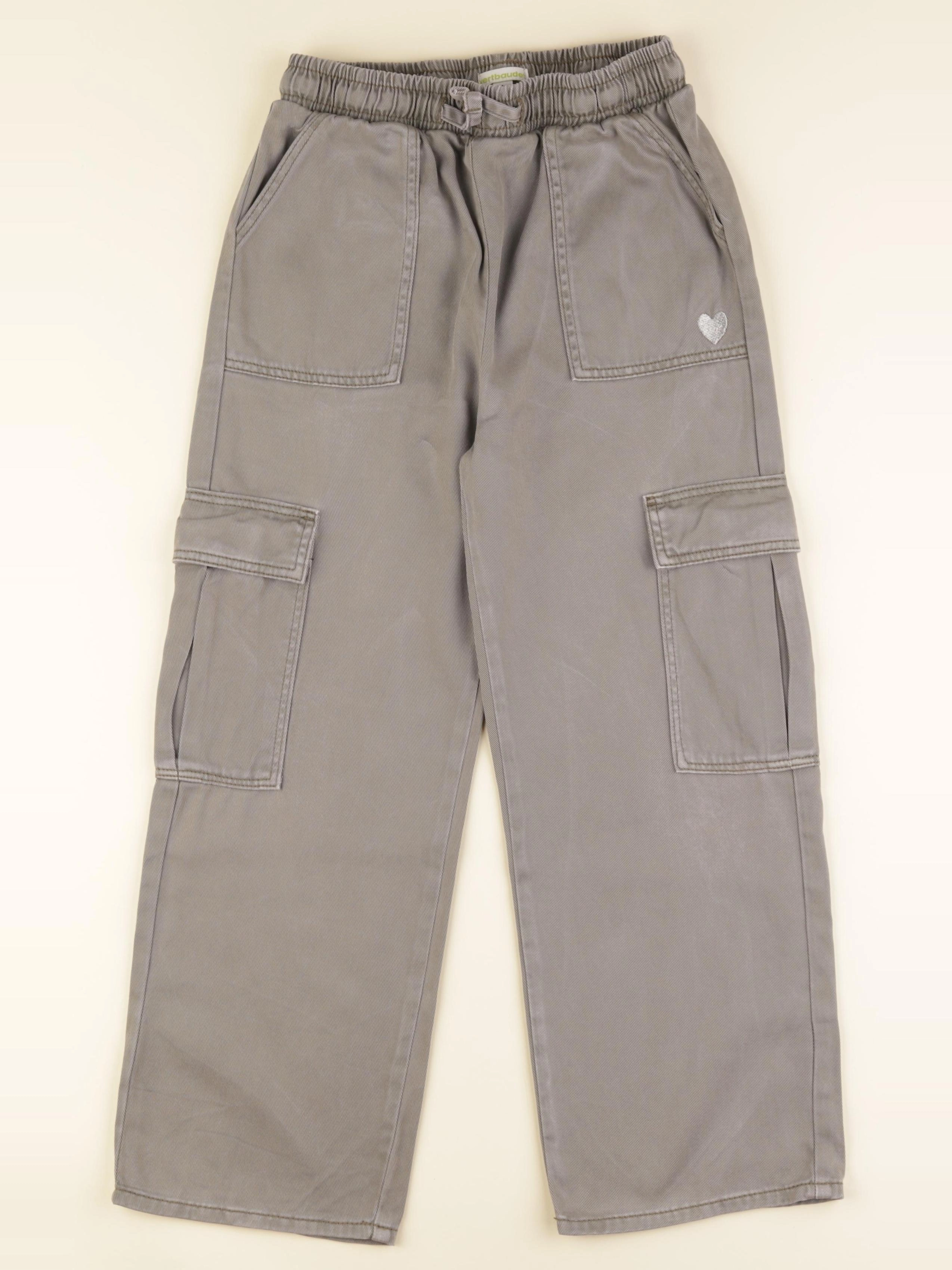 Vertbaudet - pantalon vert - 10 ans