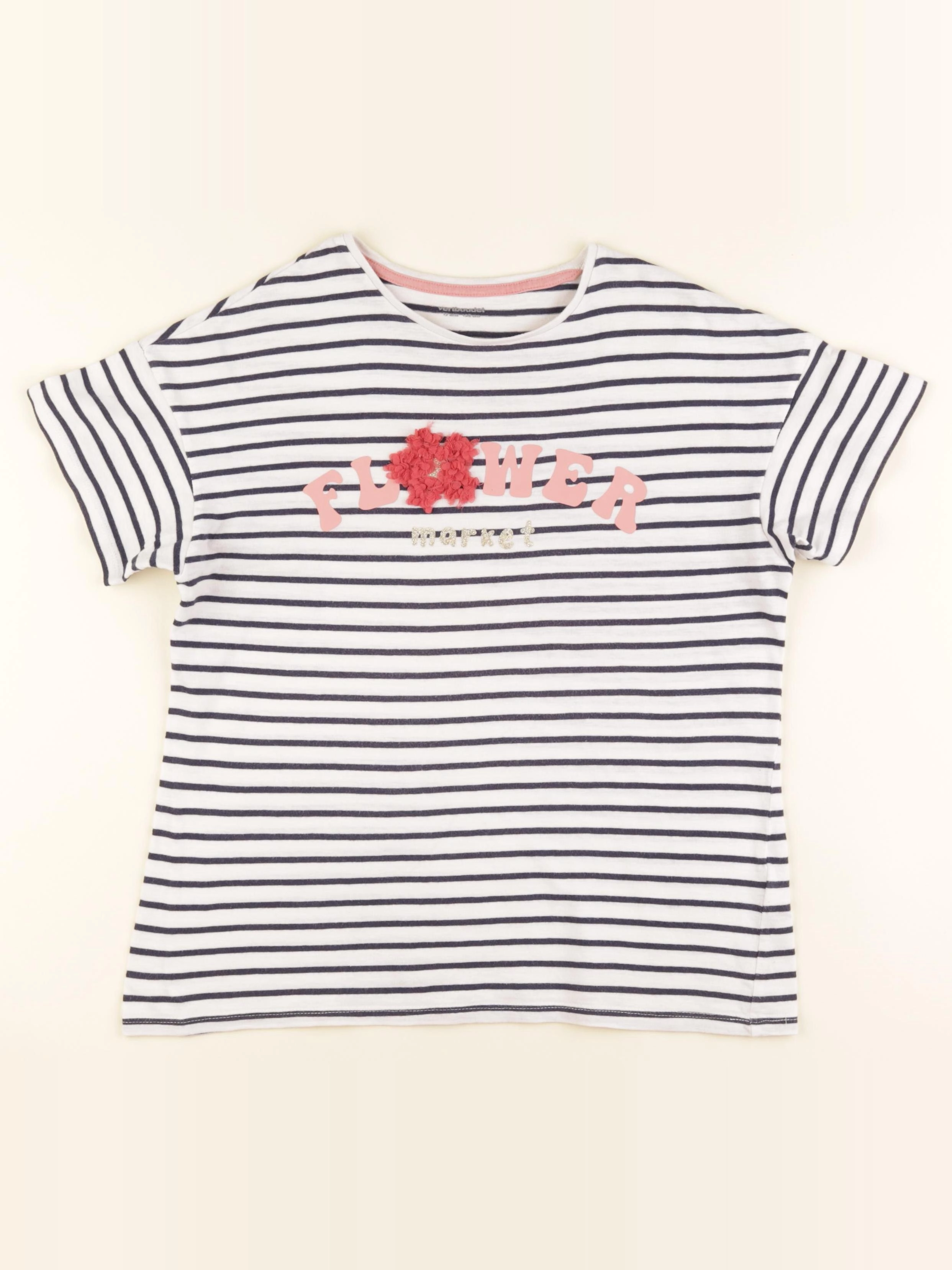 Vertbaudet - tee-shirt bleu - 12 ans