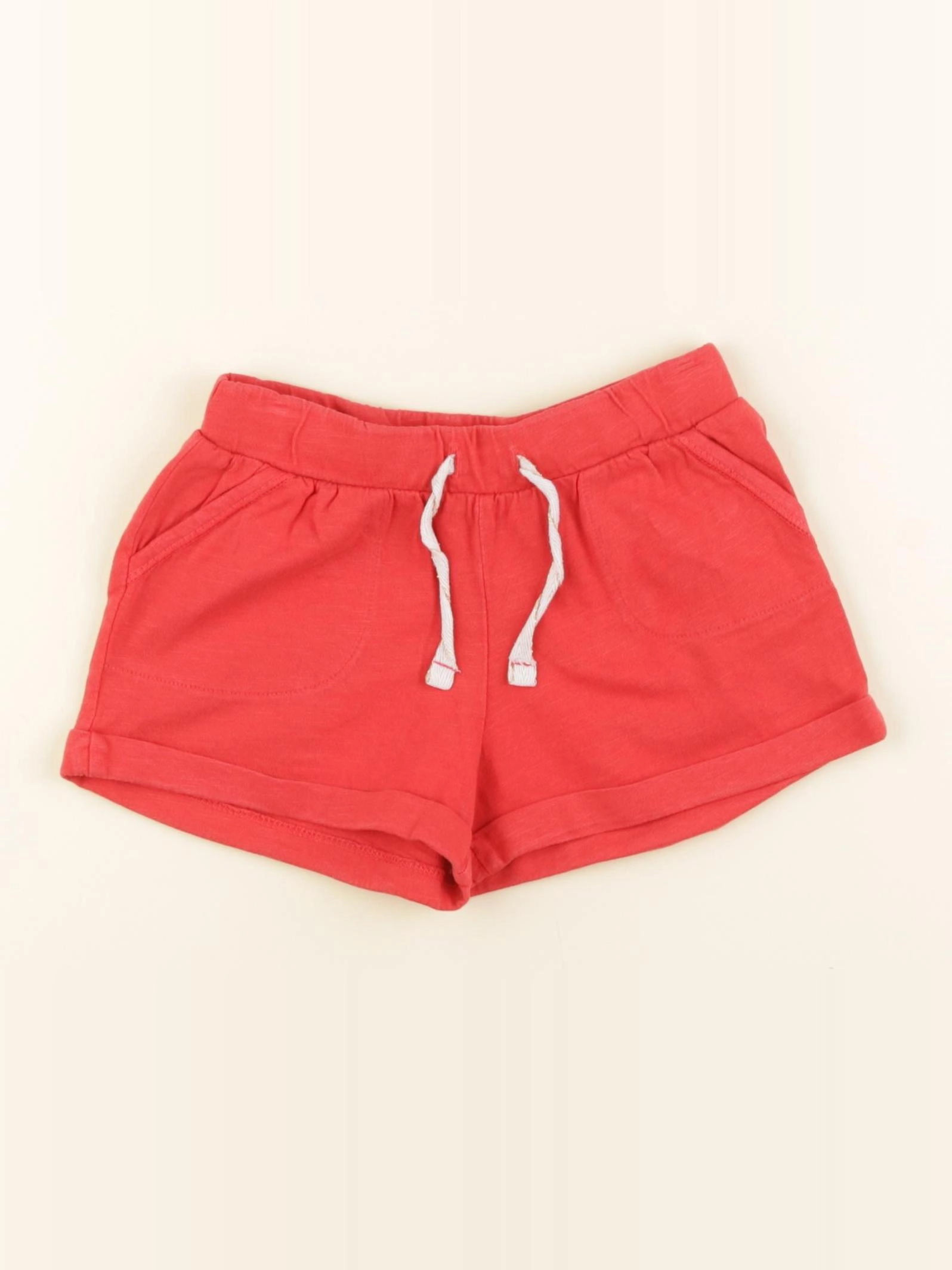 Vertbaudet - short rouge - 6 ans