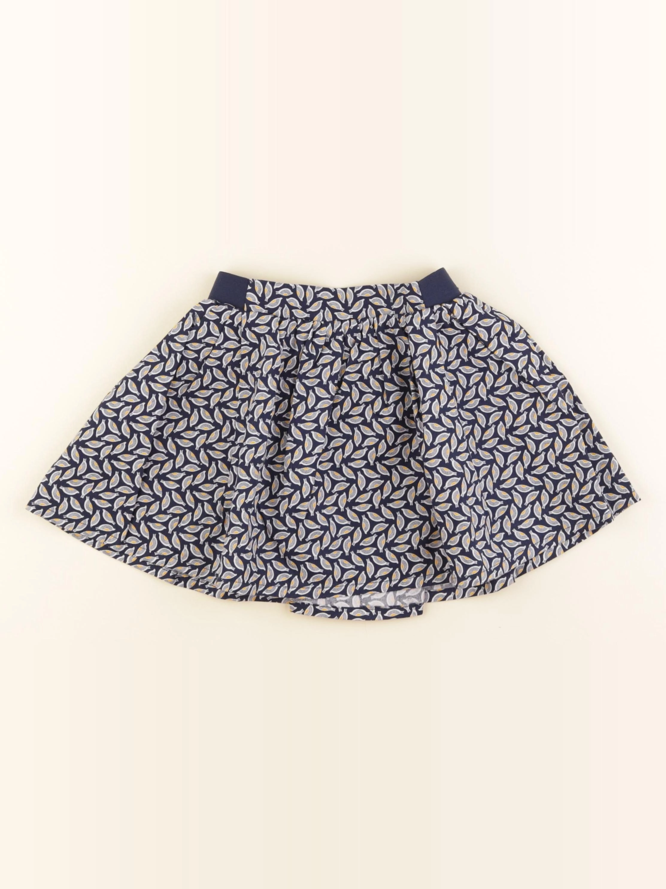 Okaidi - jupe bleu, jaune - 4 ans